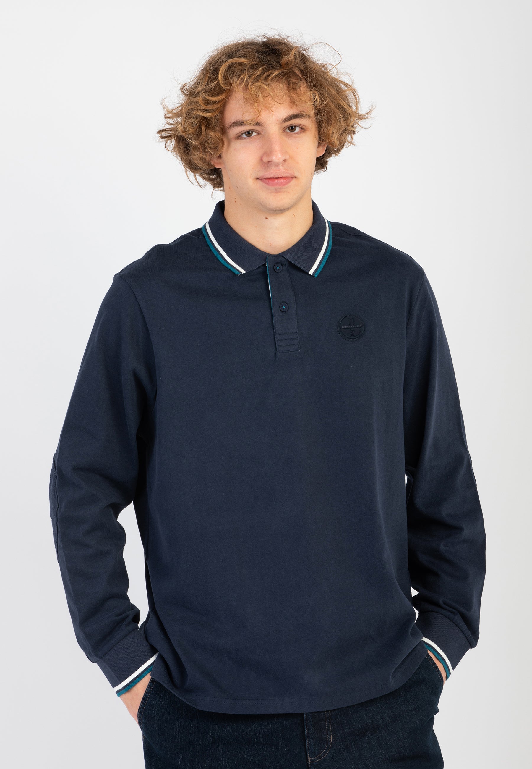 Polo Uomo Manica Lunga Cotone Felpato NORTH SAILS 692336