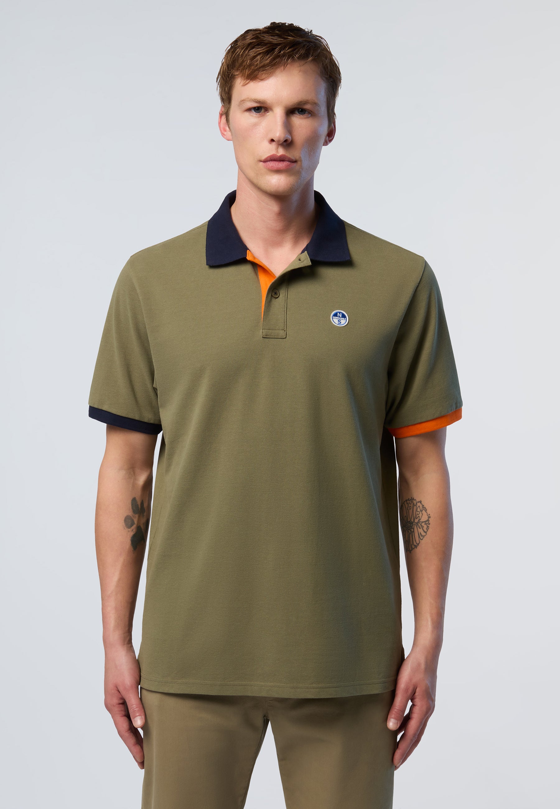 Polo Uomo Mezza Manica 100% Cotone Organico NORTH SAILS 692440