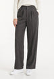 YES ZEE Pantalone Donna Zip Punto Milano Tessuto Autunnale P385D600
