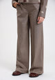 SUSY MIX Pantalone Donna Gamba Dritta Calda Fantasia Check PN064439