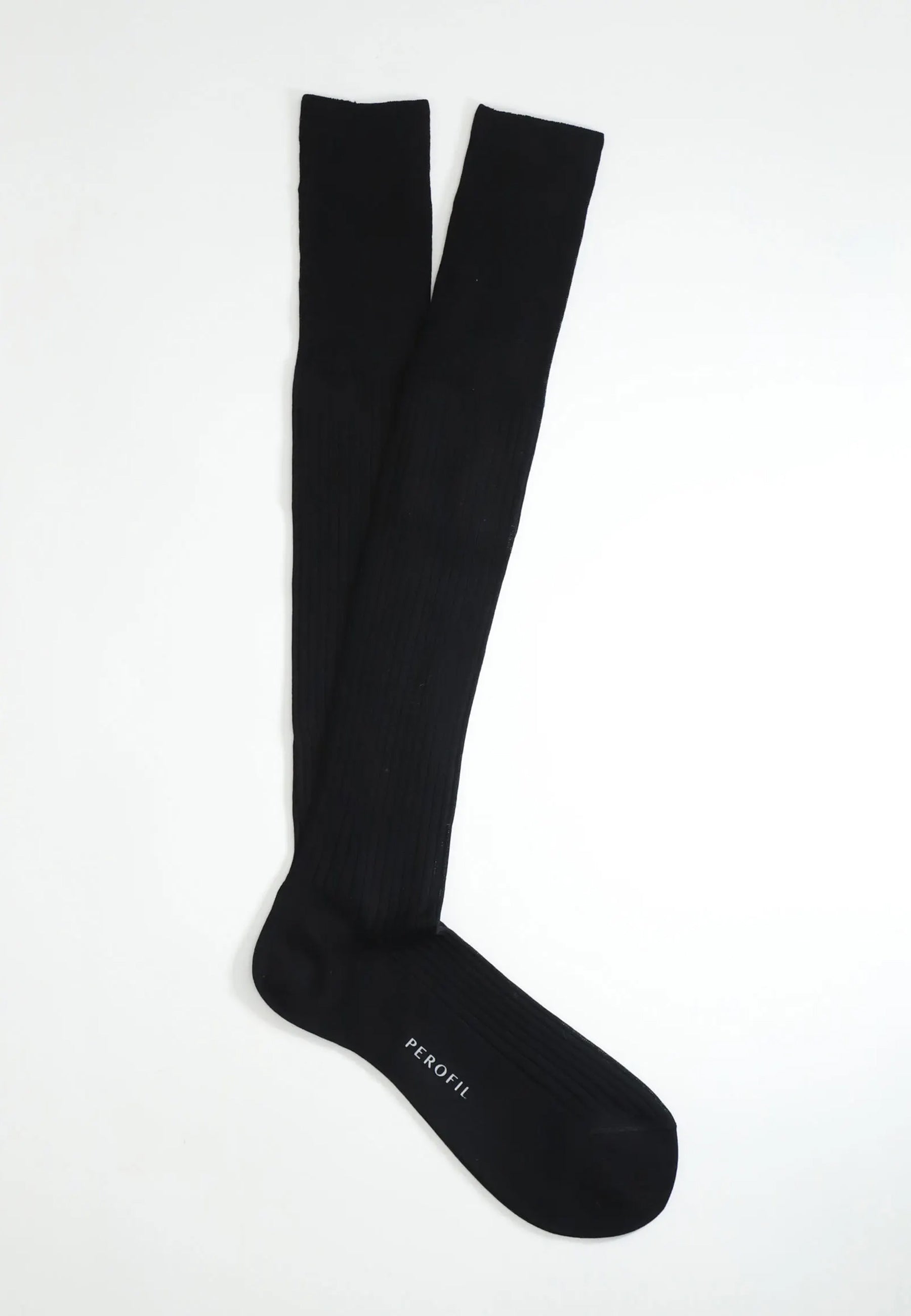 OFFERTA 3 PEZZI PEROFIL VPRC00325 Calza lunga a costina in 100% Filo di Scozia