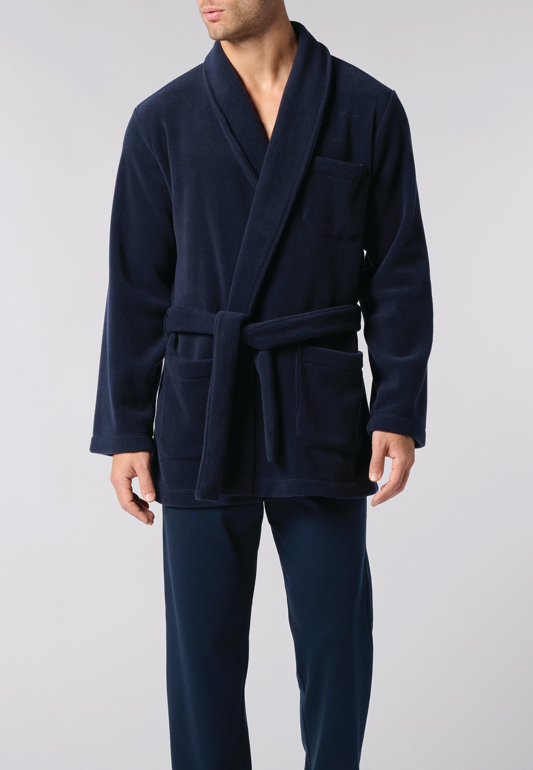 Giacca Da Camera Uomo Manica Lunga Sciallata Pile PEROFIL VPRT91224