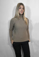PREMODE Maglia Donna Manica Lunga Collo Alto Pura Lana ART. 325738