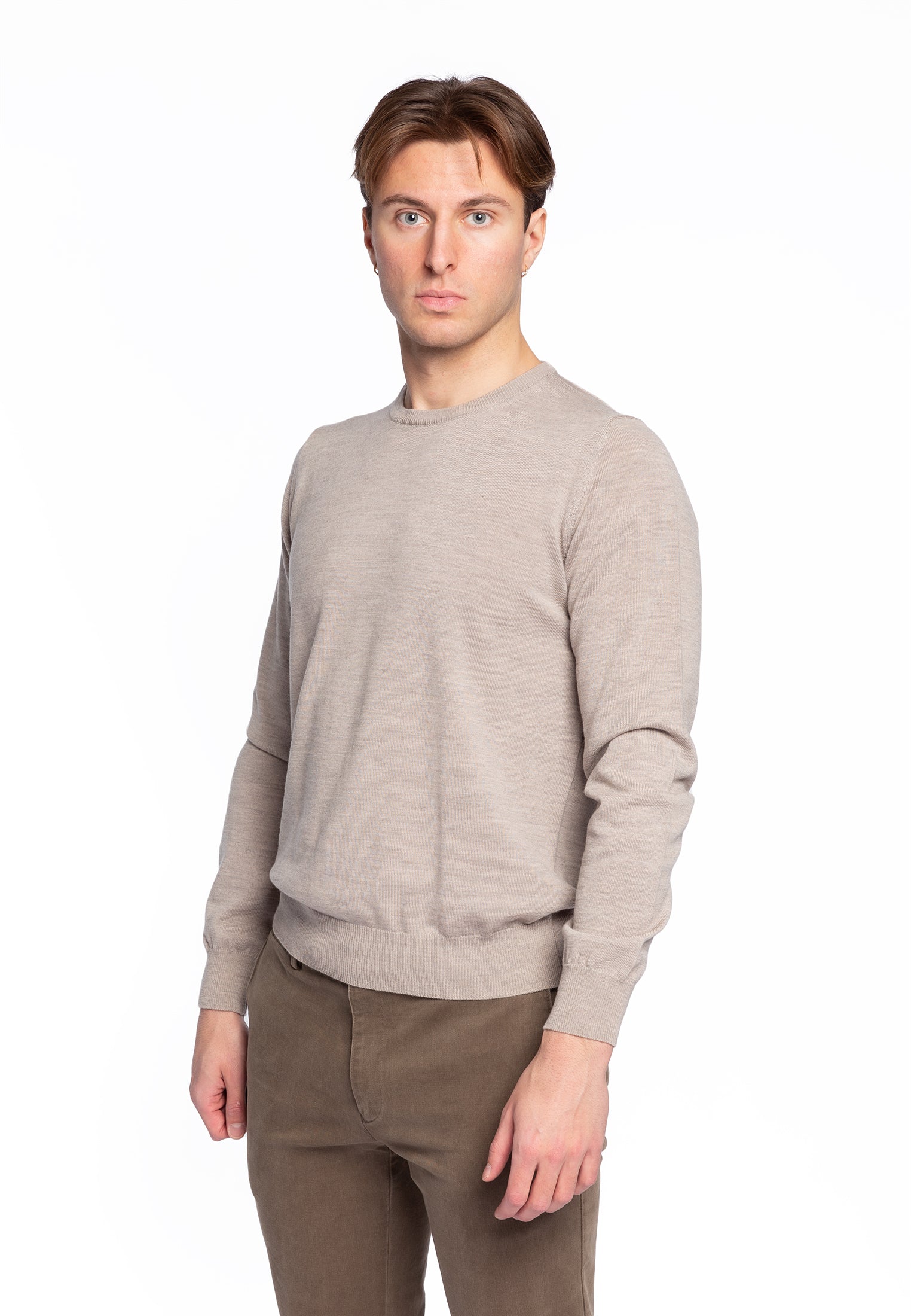 Maglia Girocollo Uomo in 100% Lana Merinos PREMODE