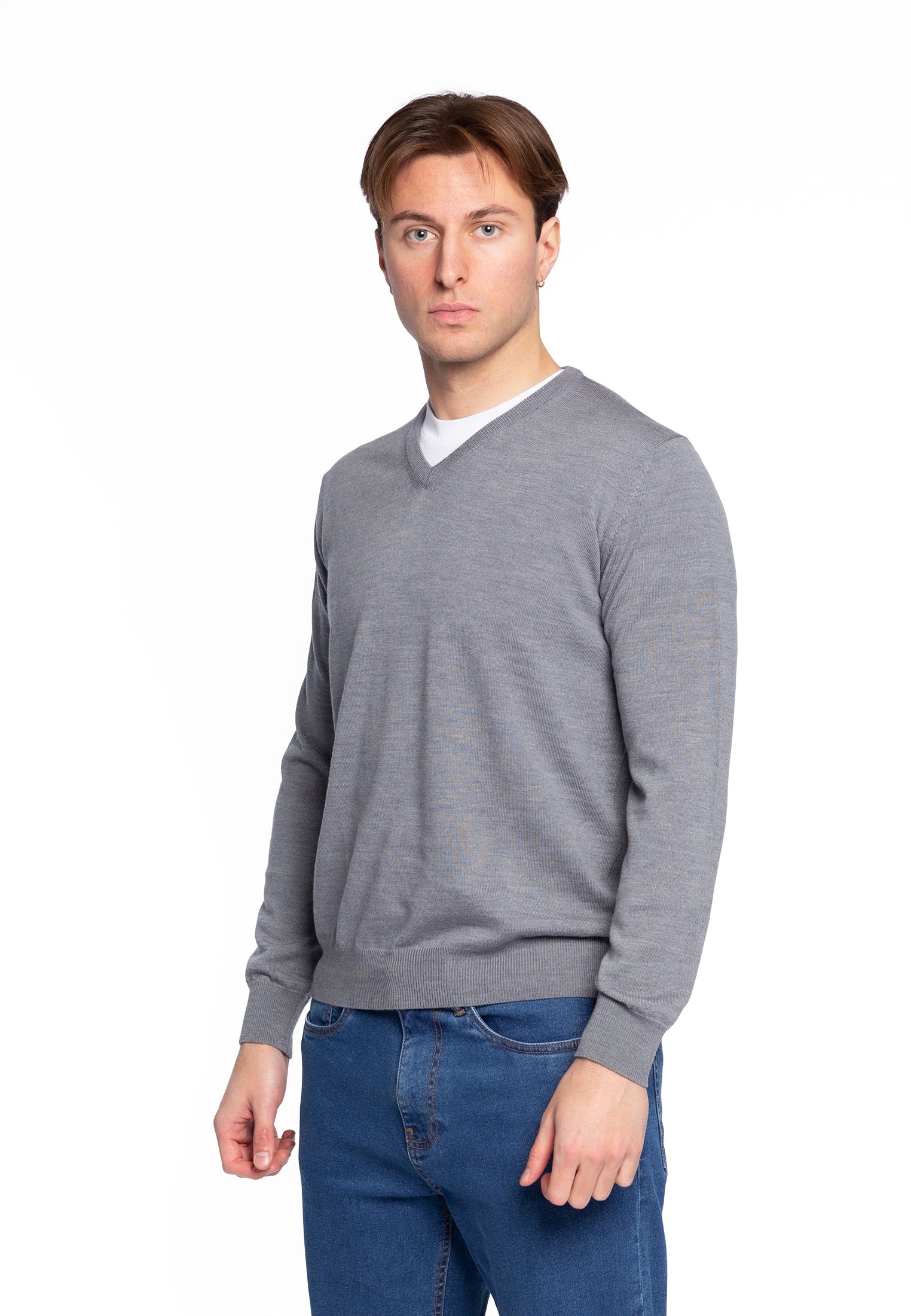 Pullover Uomo in 100% Lana Merinos PREMODE