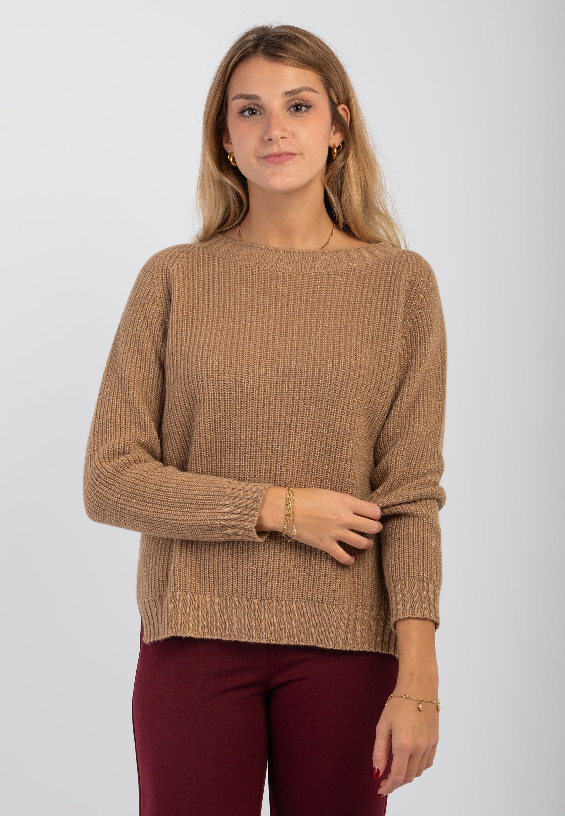Girocollo Donna Maglia Lana Cashmere PREMODE 344315