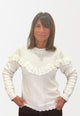 Maglia Donna Girocollo Pizzo MOLLY BRACKEN LA1596CN