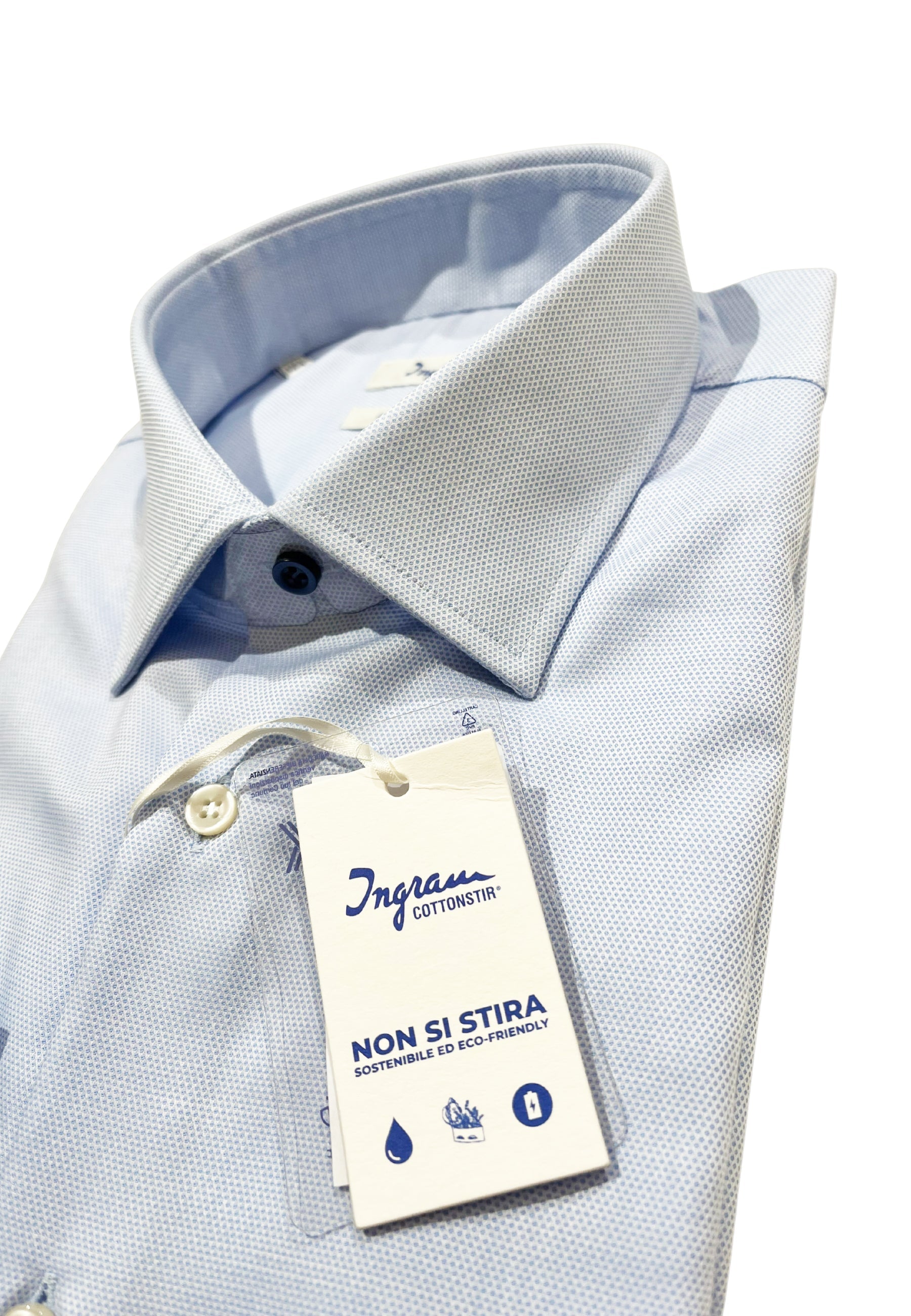 Camicia Uomo Regular Cotone NO STIRO Quick Clean INGRAM 69243