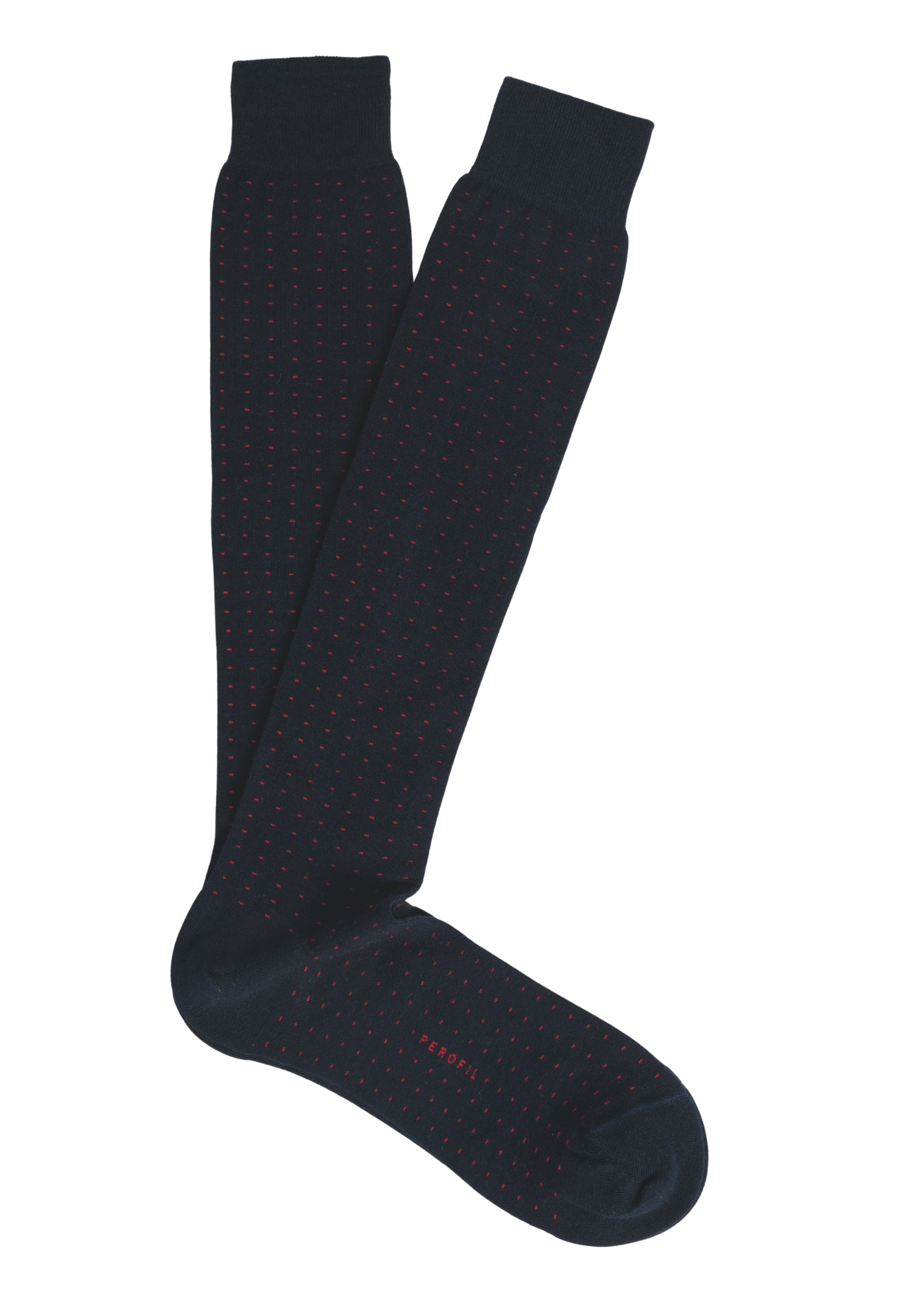 Calza Uomo Lunga Liscia A Pois PEROFIL VPRC93277