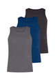 OFFERTA 3 PEZZI SLOGGI SLG BASE TANK TOP Canottiera Uomo Cotone Organico Elasticizzato