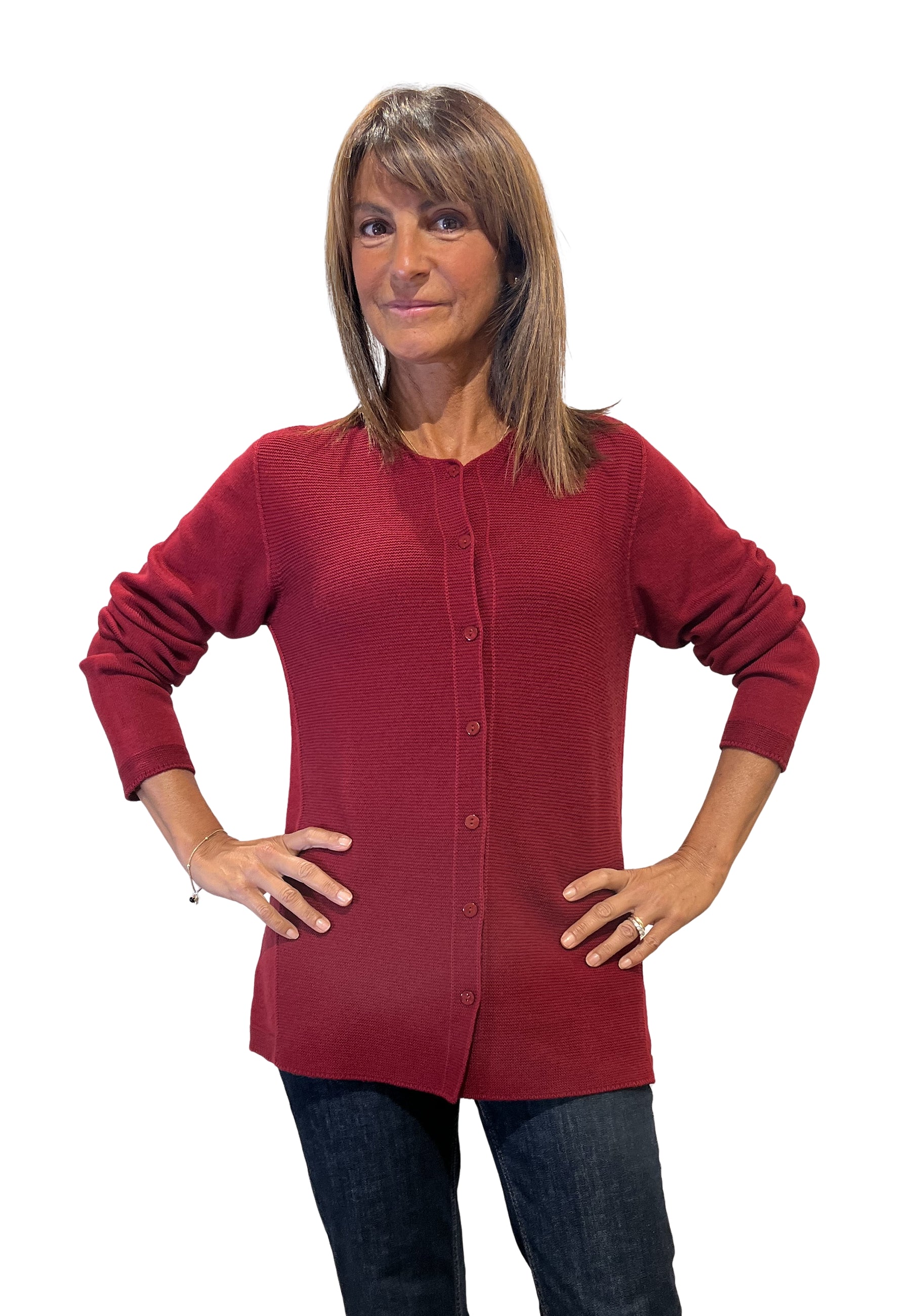 CARLA FERRONI Giacca Maglia Donna in Pura Lana ART. 4116