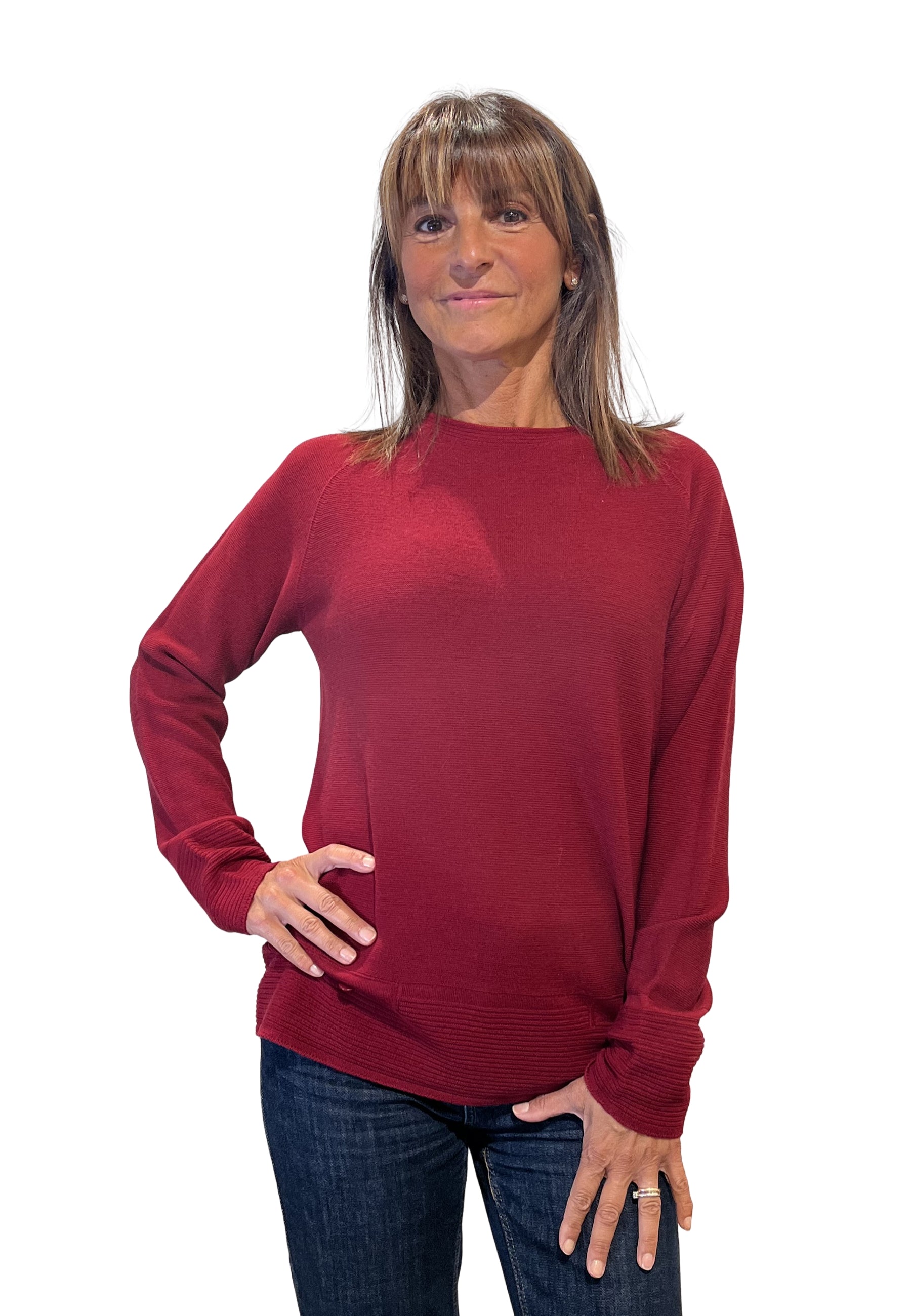 CARLA FERRONI Maglia Donna Manica Lunga Pura Lana ART. 4218