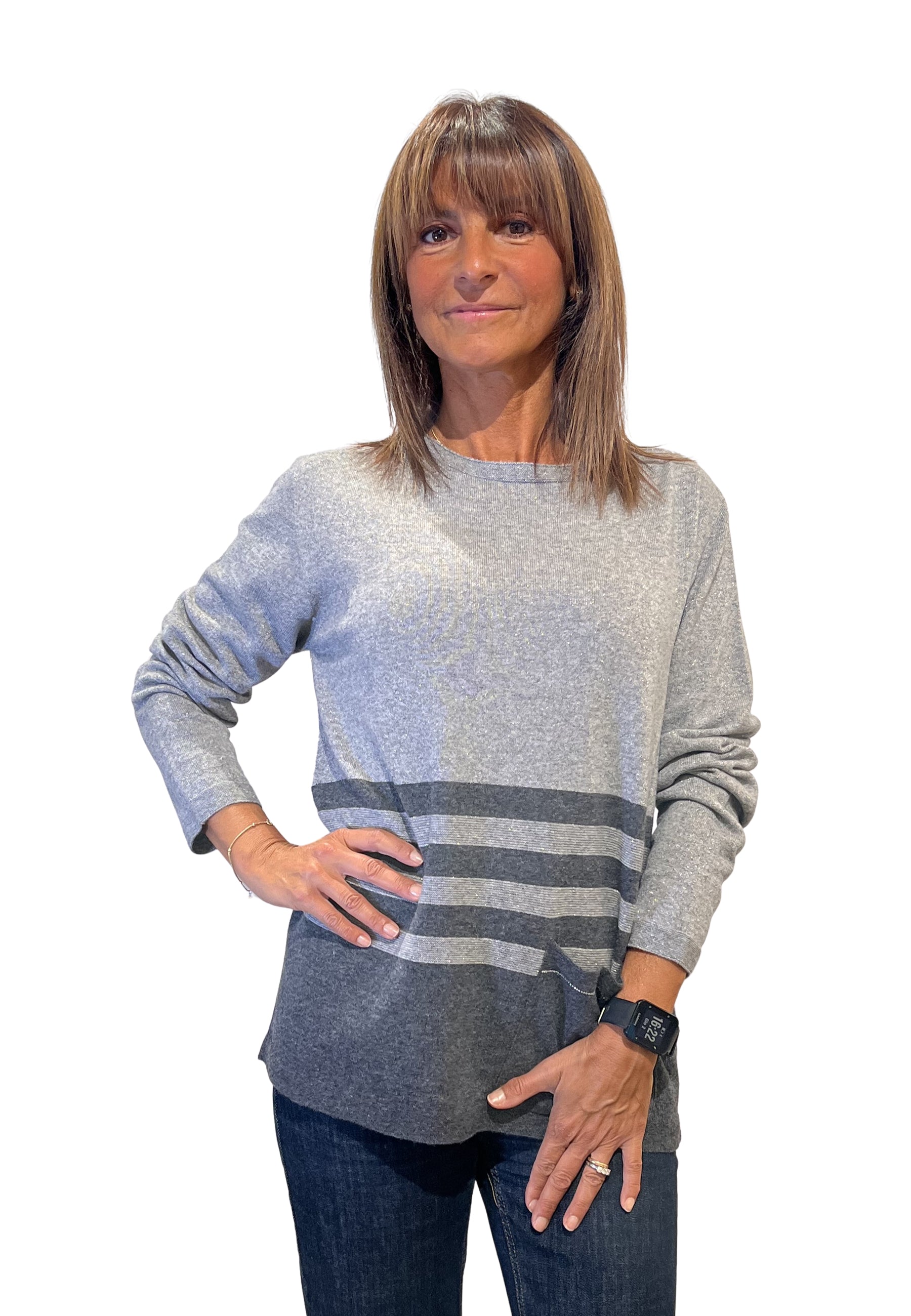 CARLA FERRONI Maglia Donna Manica Lunga Lana e Cashmere ART. 4362