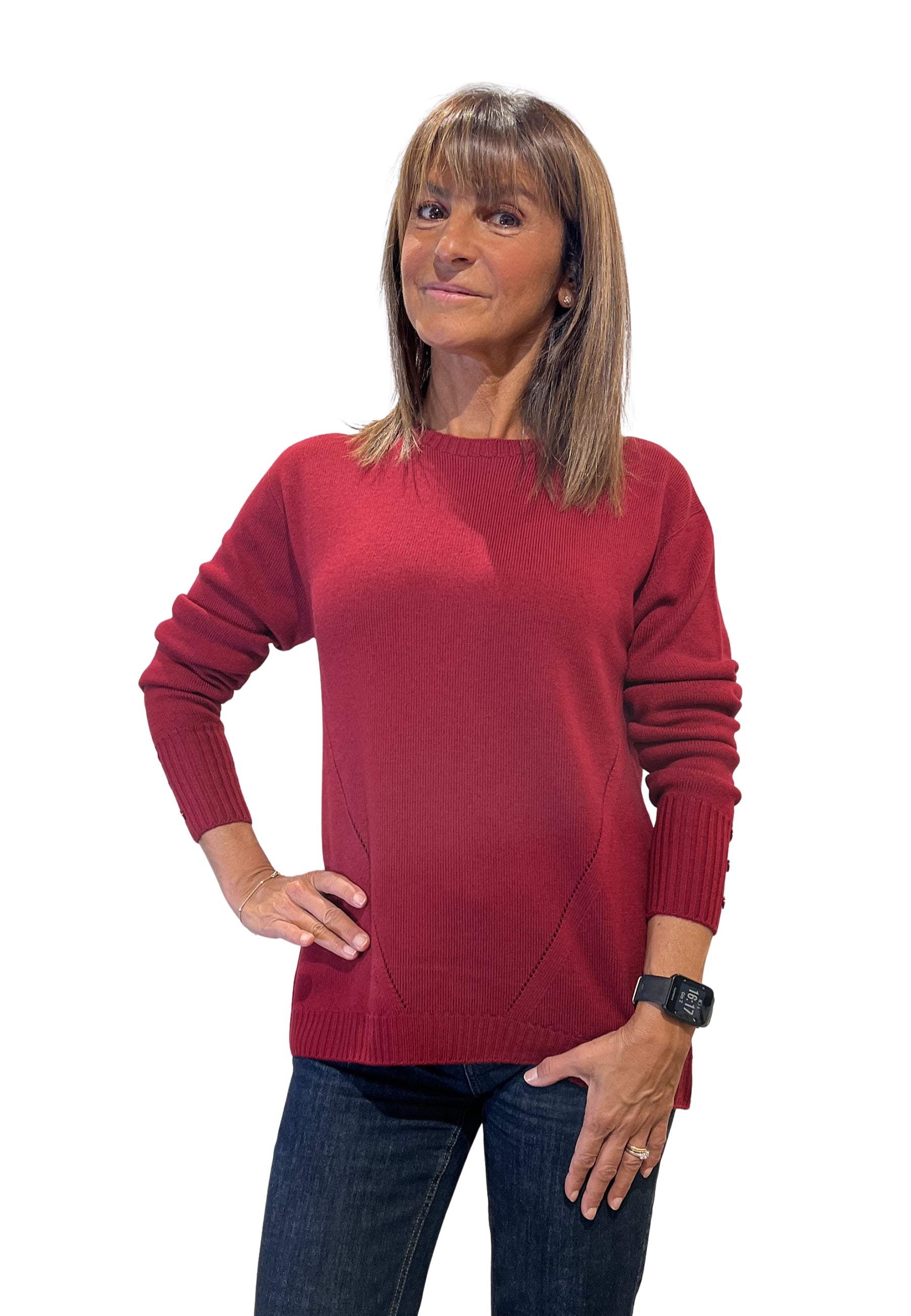 CARLA FERRONI Maglia Donna Manica Lunga Pura Lana ART. 4368