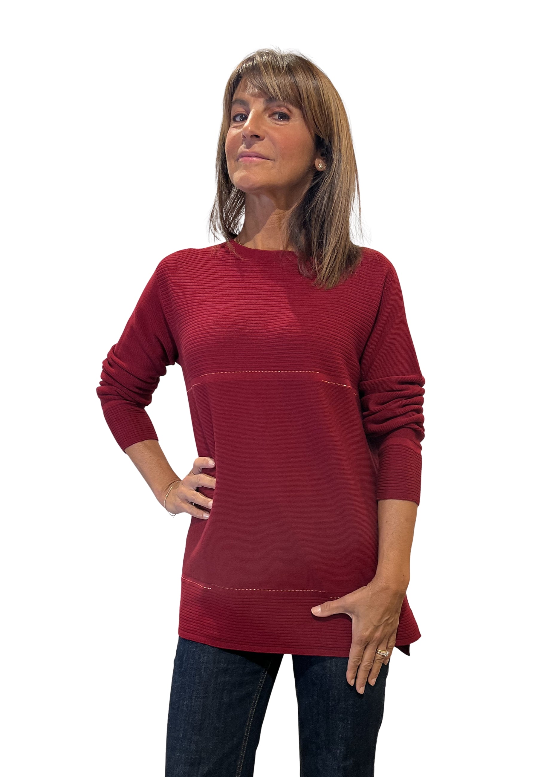 CARLA FERRONI Maglia Donna Manica Lunga Pura Lana ART. 4371