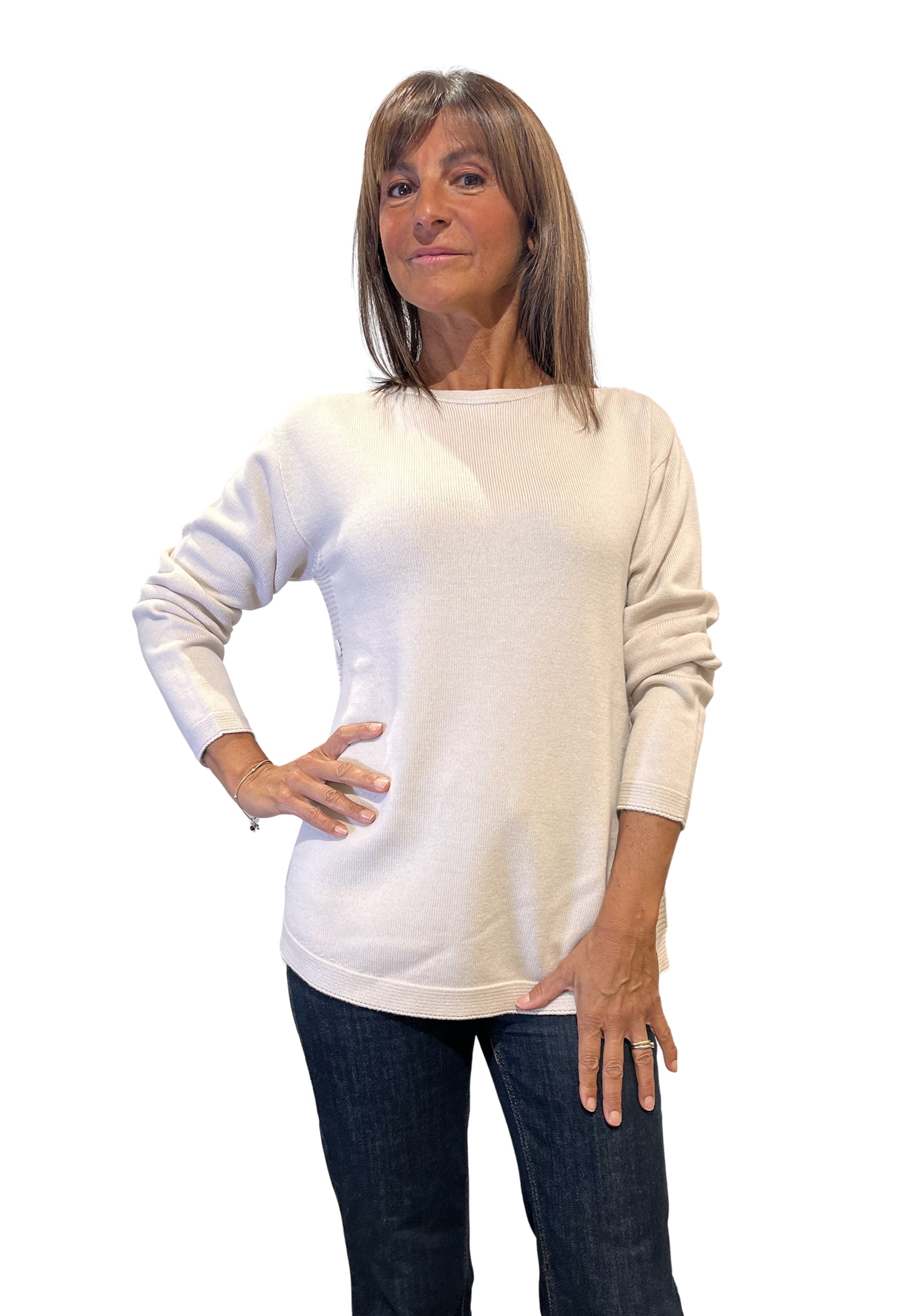 CARLA FERRONI Maglia Donna Manica Lunga Pura Lana ART. 4376