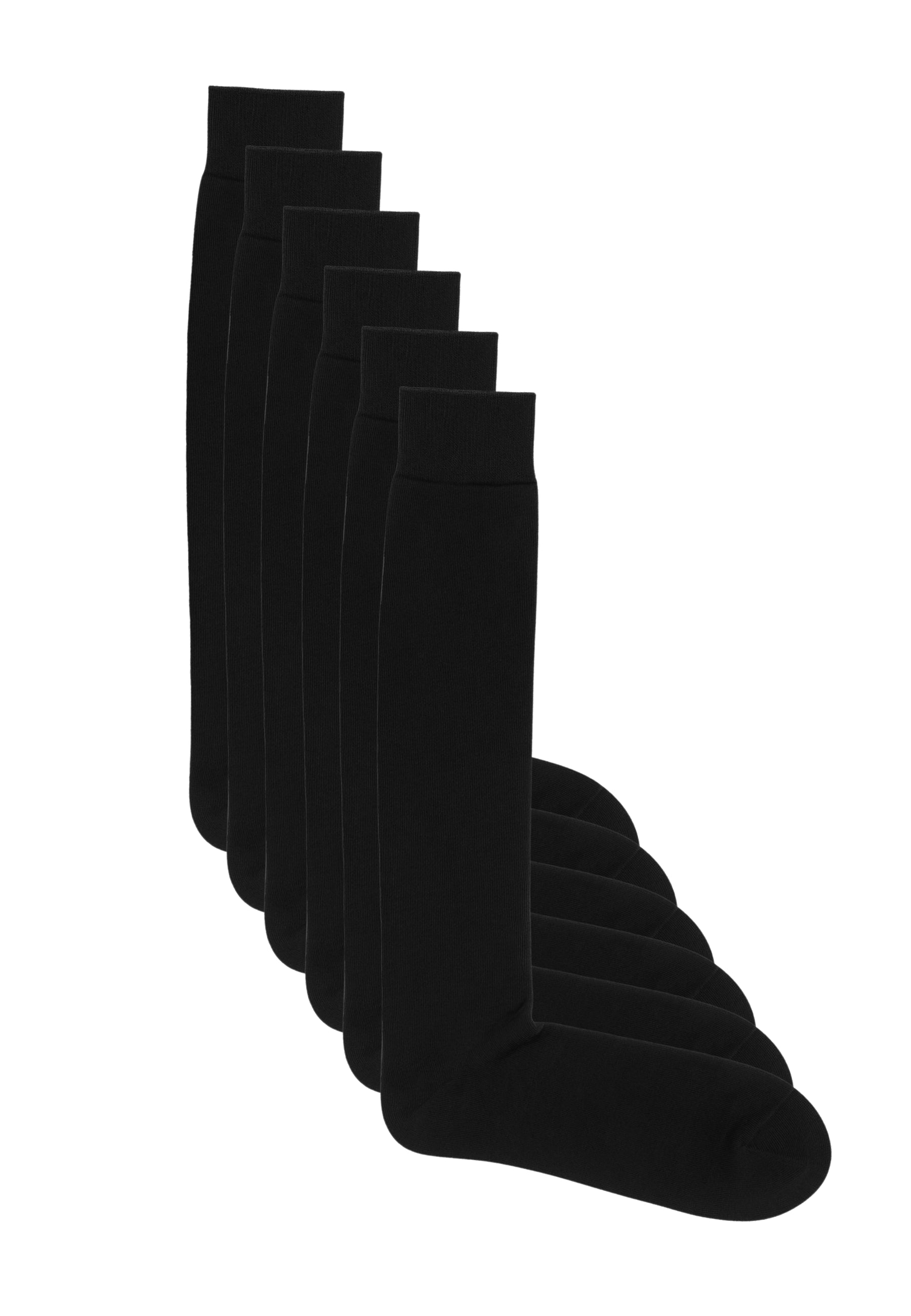 OFFERTA 6 PEZZI RAGNO Calza lunga uomo in caldo cotone tinta unita ART, 09489S