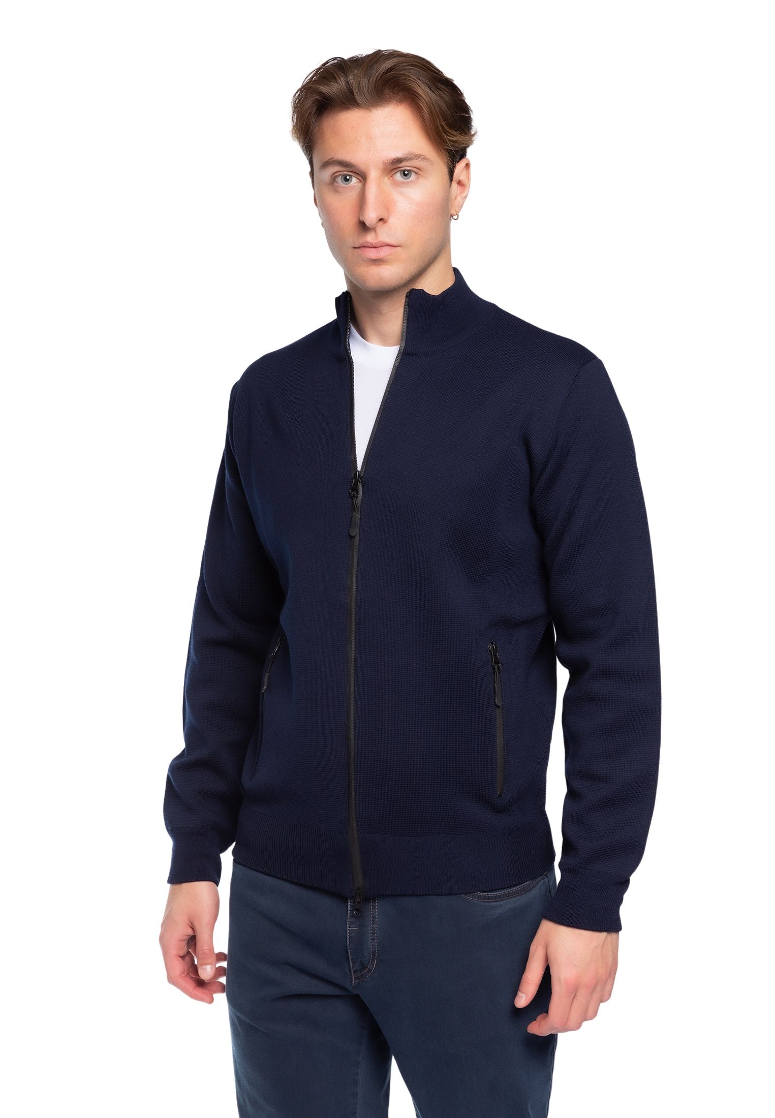 Giacca con zip in Lana SPORTING MARE 1090/170ZT