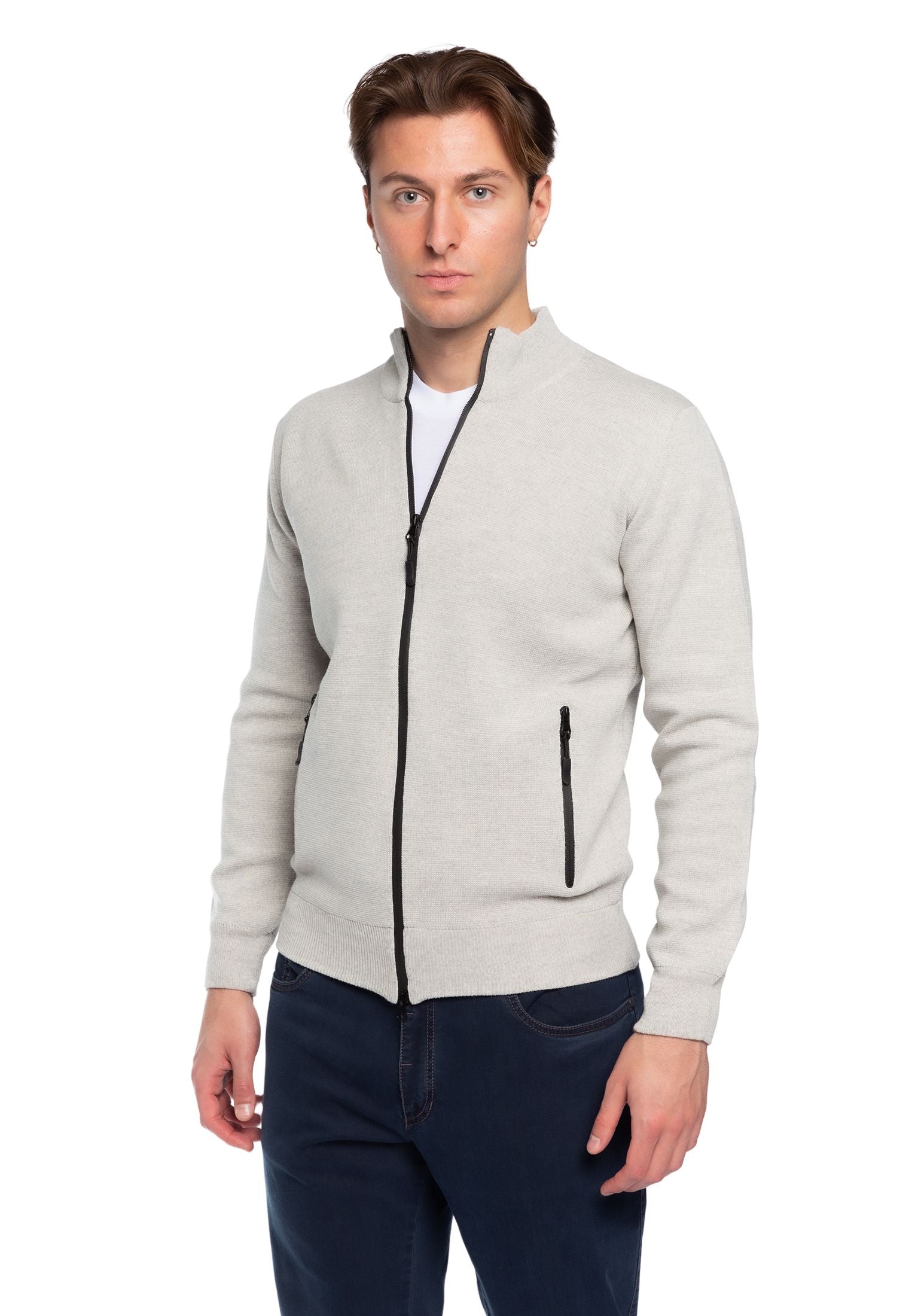 Giacca con zip in Lana SPORTING MARE 1090/170ZT