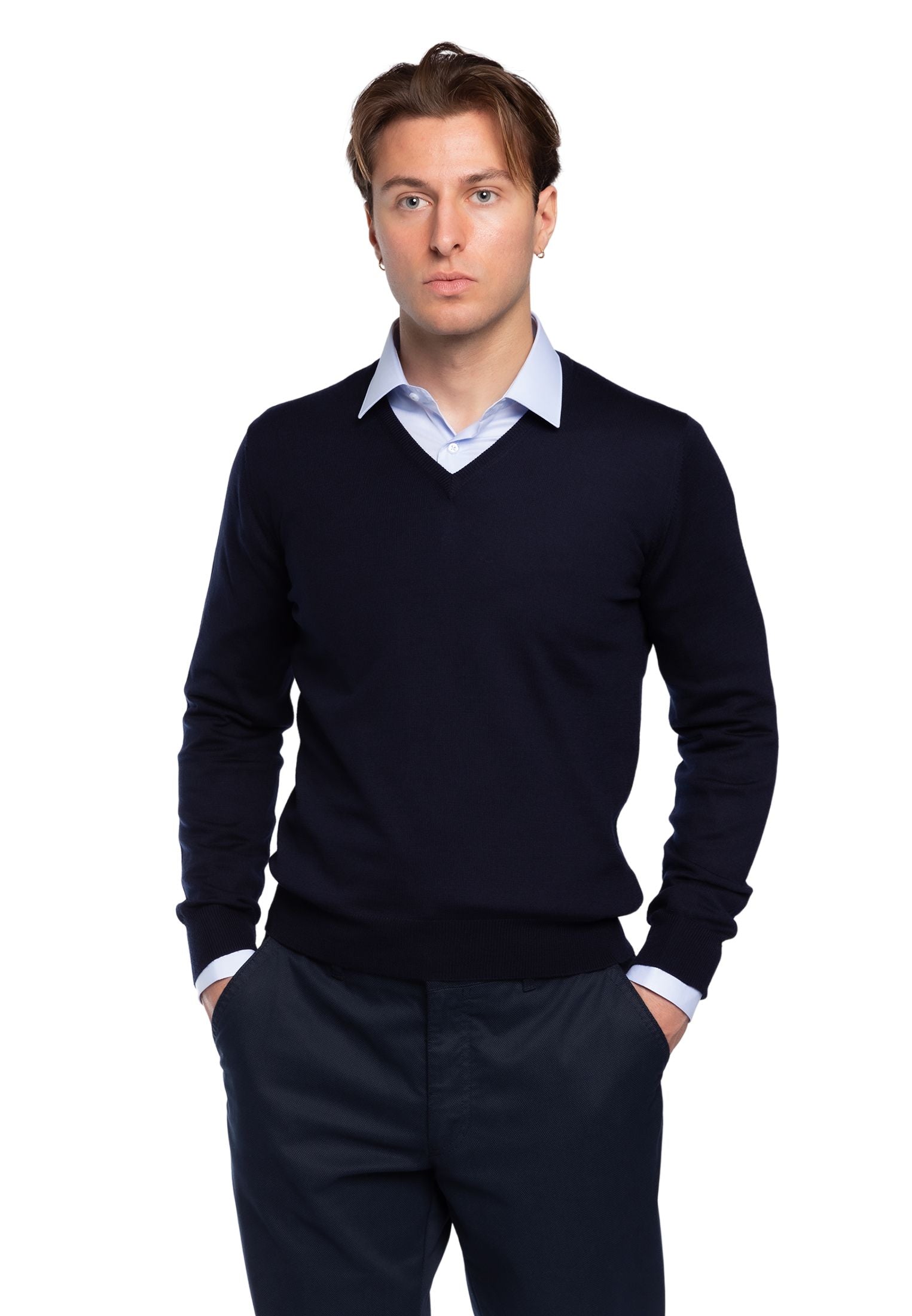 Pullover Uomo in 100% Lana Merinos PREMODE