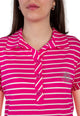 Polo donna mezza manica rigata LAURA BIAGIOTTI LB24P1442