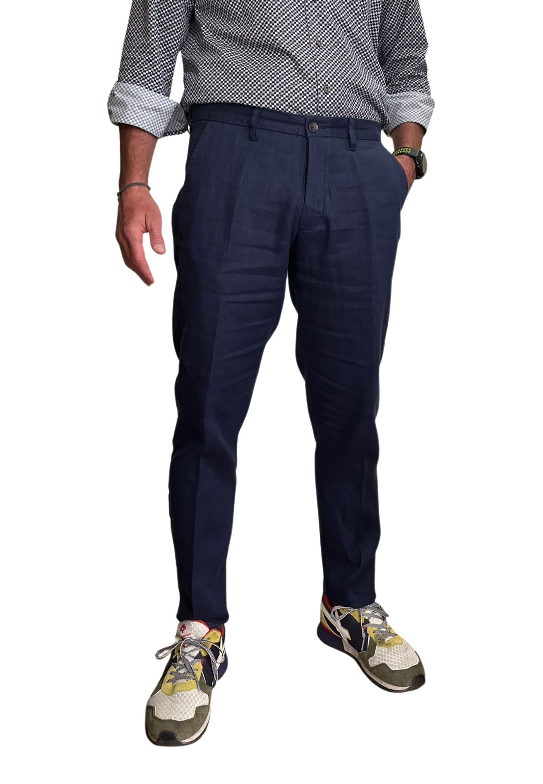 Pantalone Uomo 100% Lino MARKUP MK15106