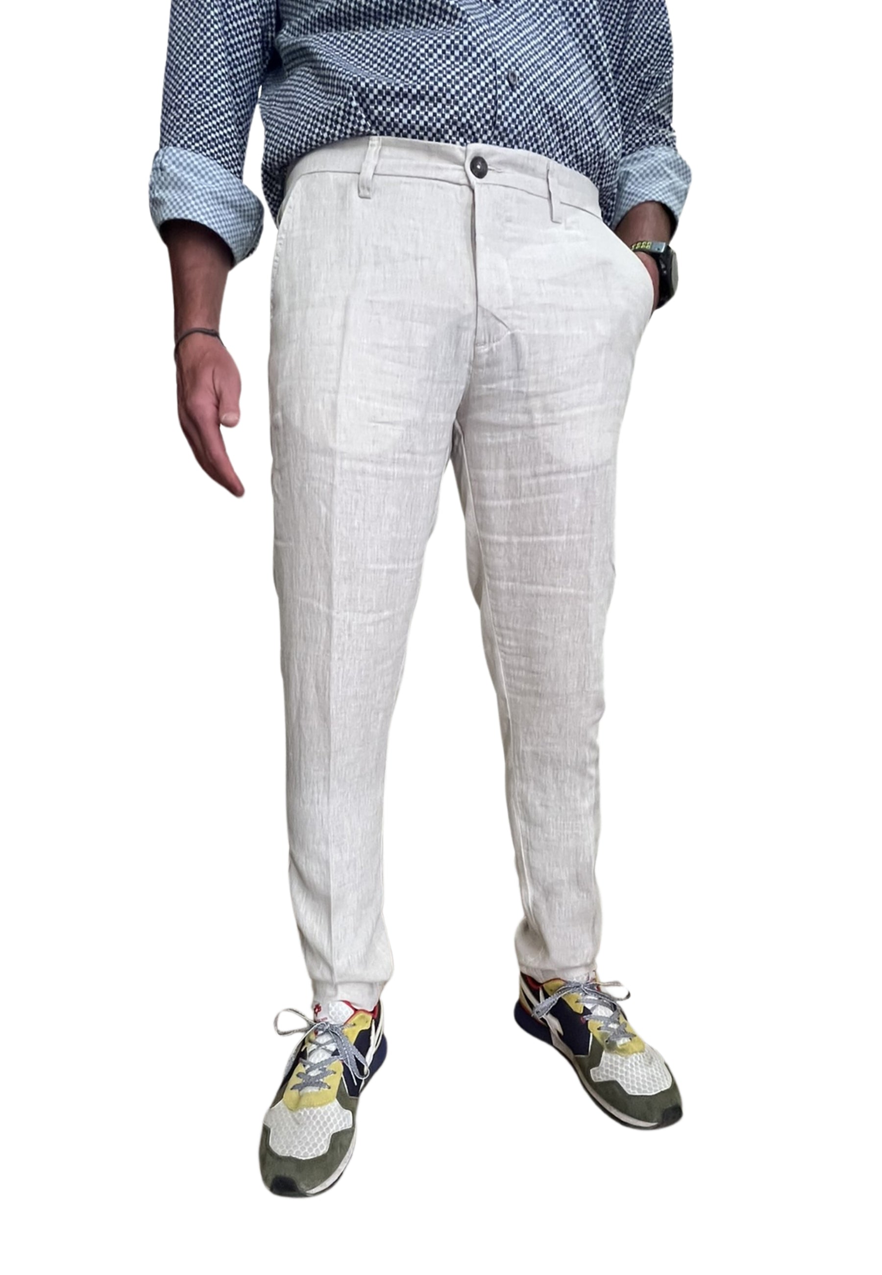 Pantalone Uomo 100% Lino MARKUP MK15106