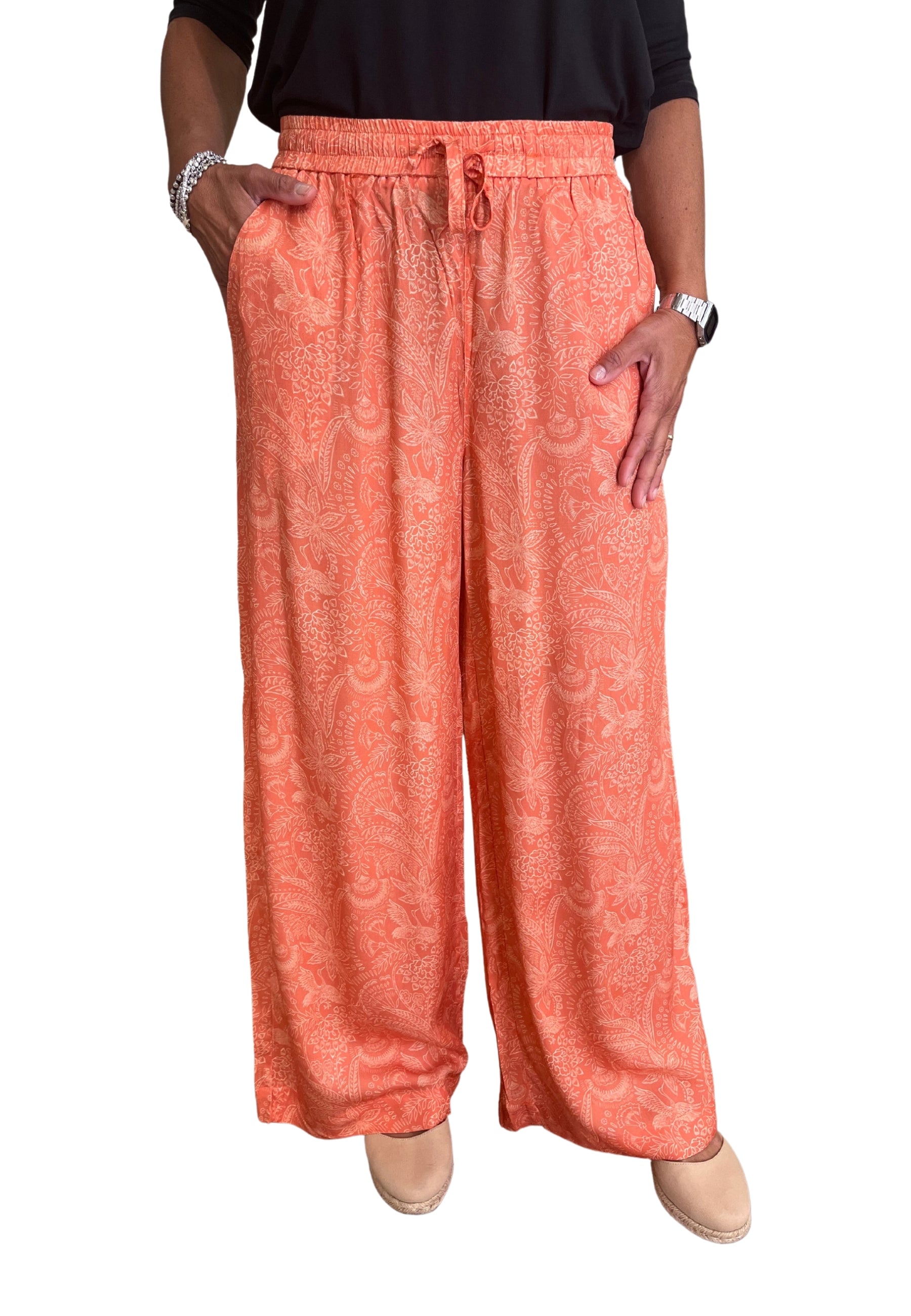 Pantalone donna 100% viscosa NOI DI NOTTE LE1113