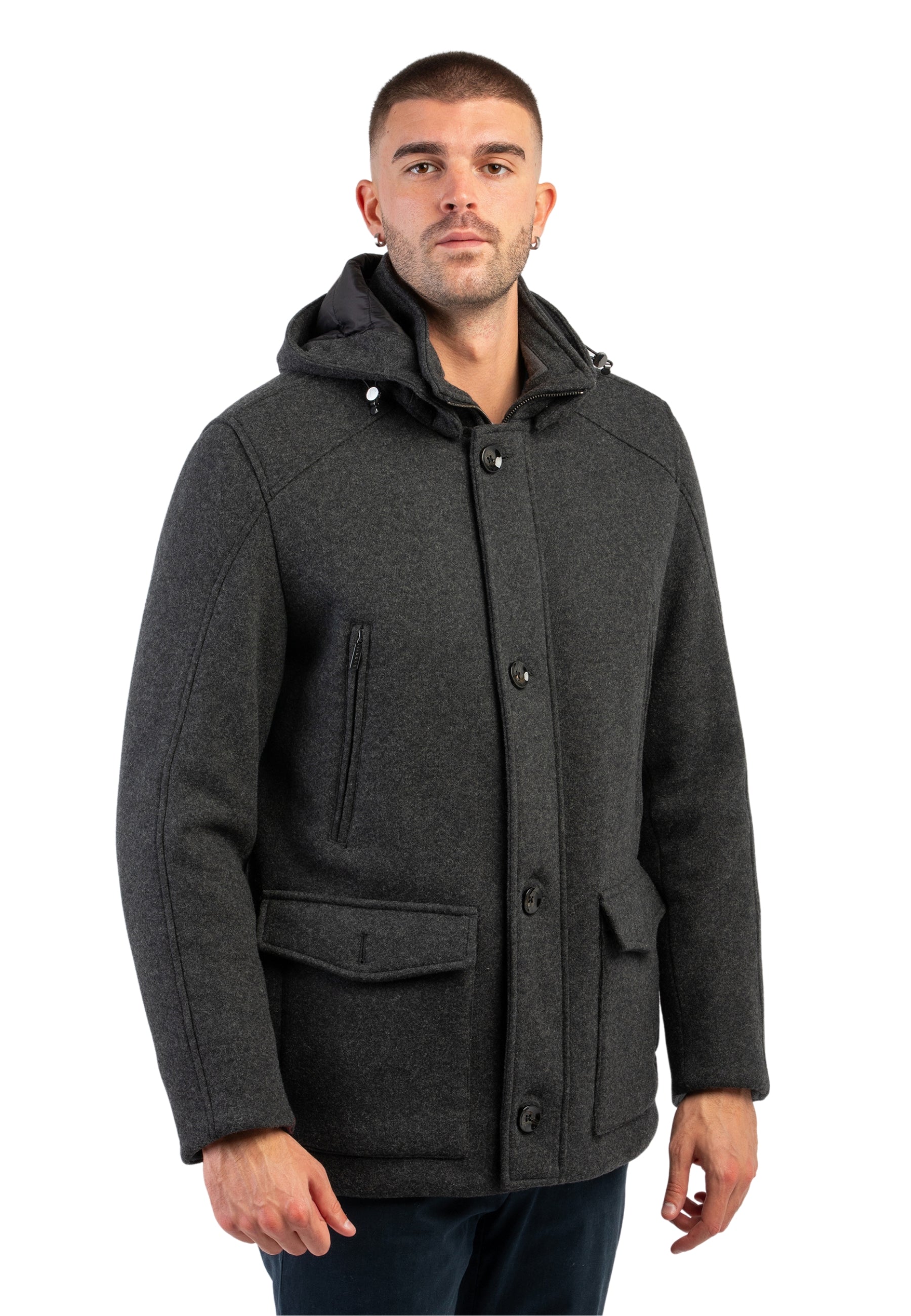 Giubbino Uomo Montgomery Panno BUGATTI 678213-69072