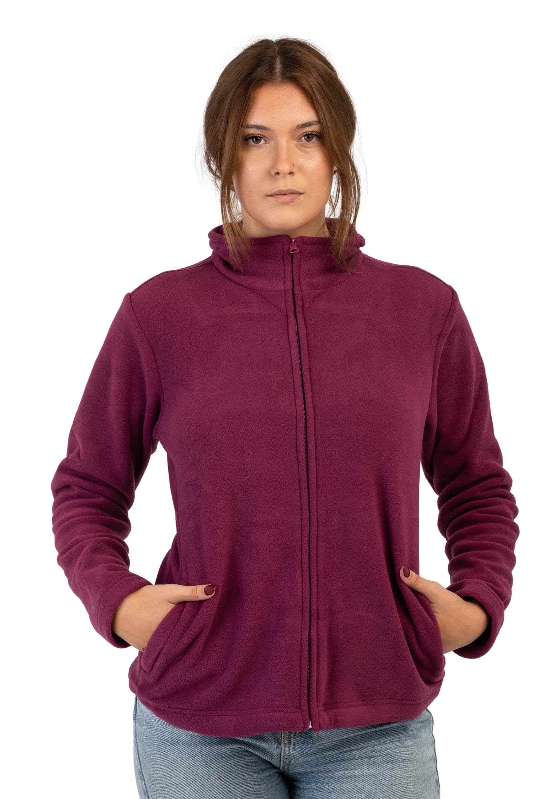 Felpa Zip Pile Donna F.LLI CAMPAGNOLO 4B141-6