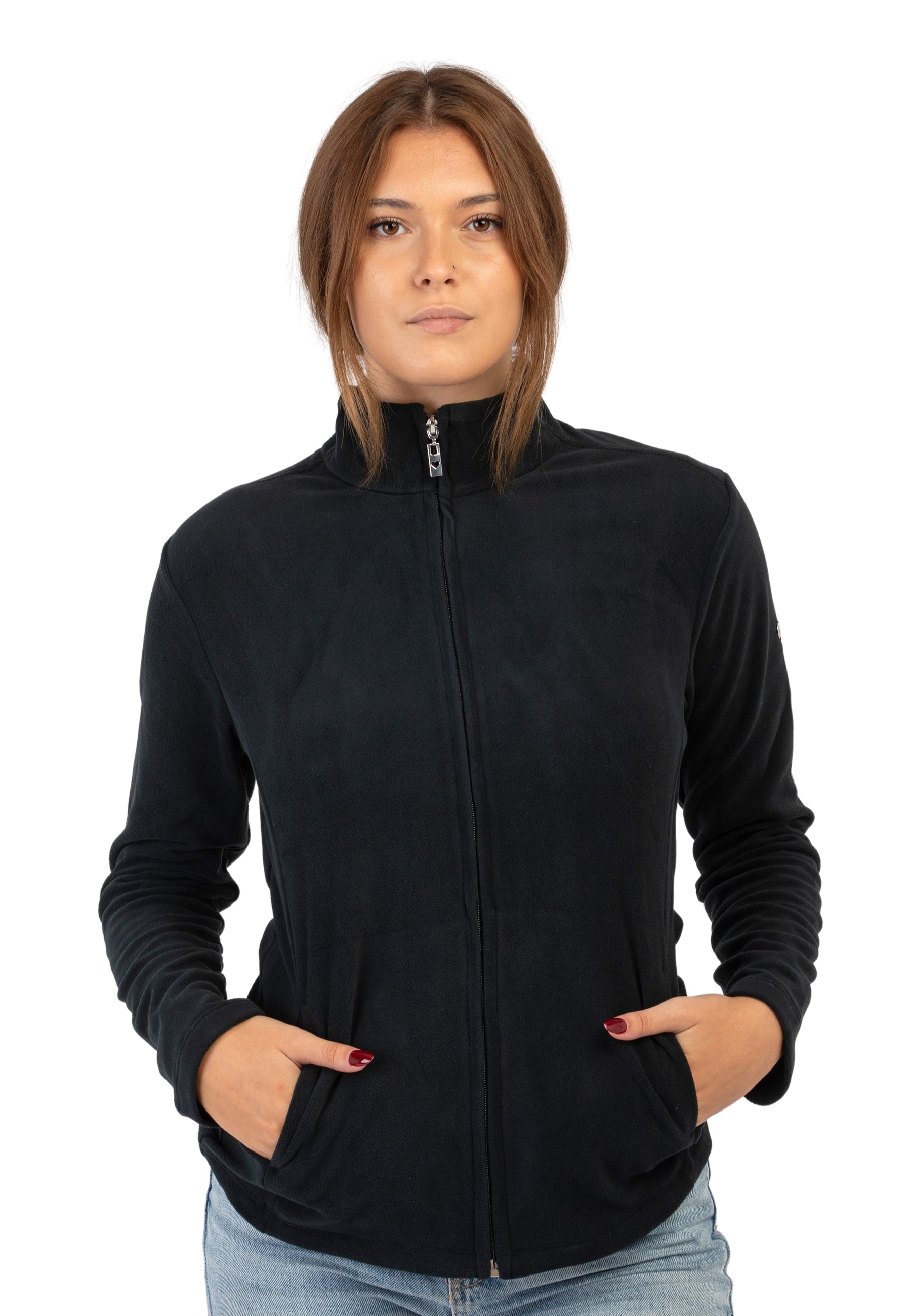 Felpa Zip Donna Micropile F.LLI CAMPAGNOLO 4G984-6