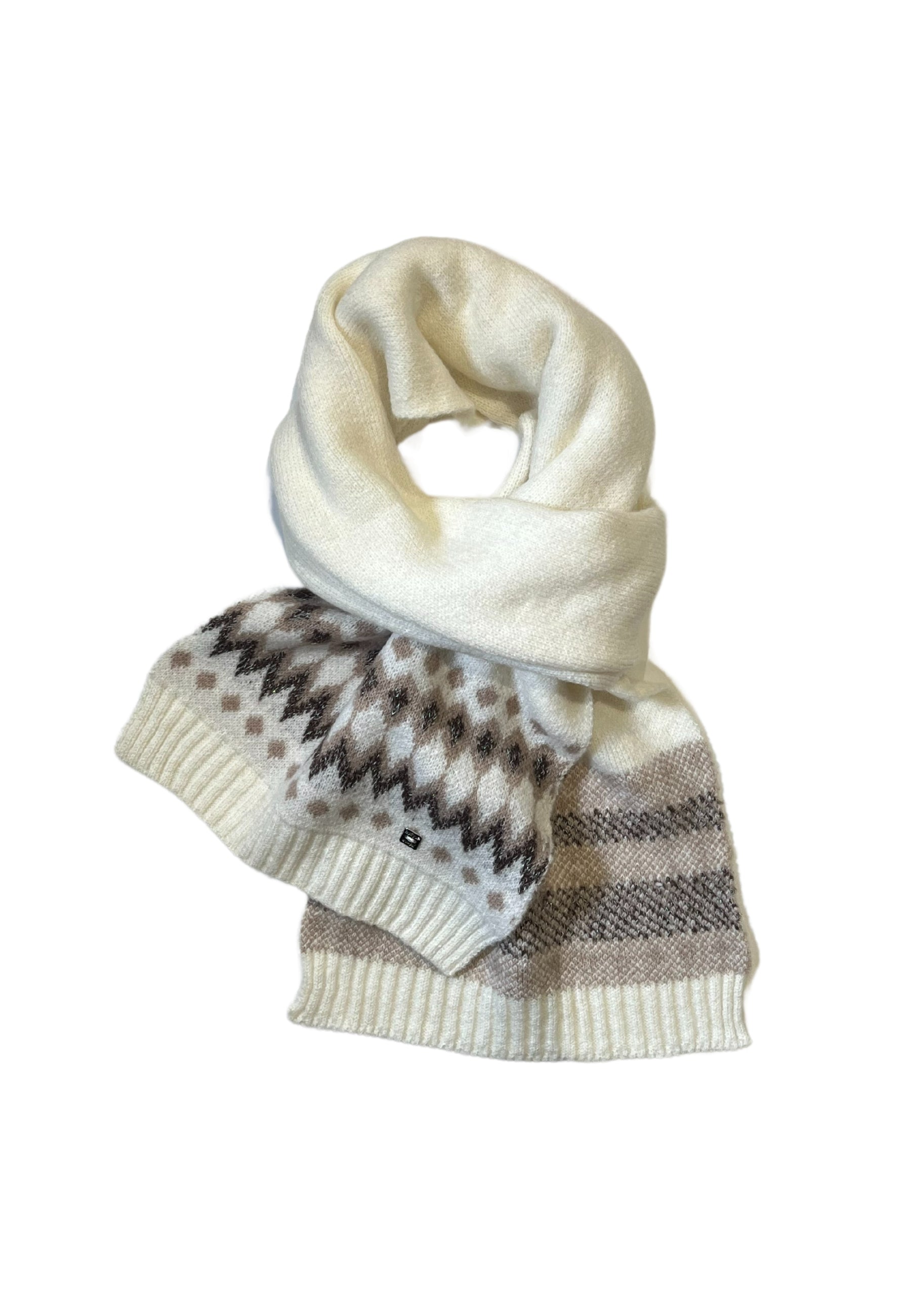 Sciarpone Donna Bordo Jackard MARKUP MW767405