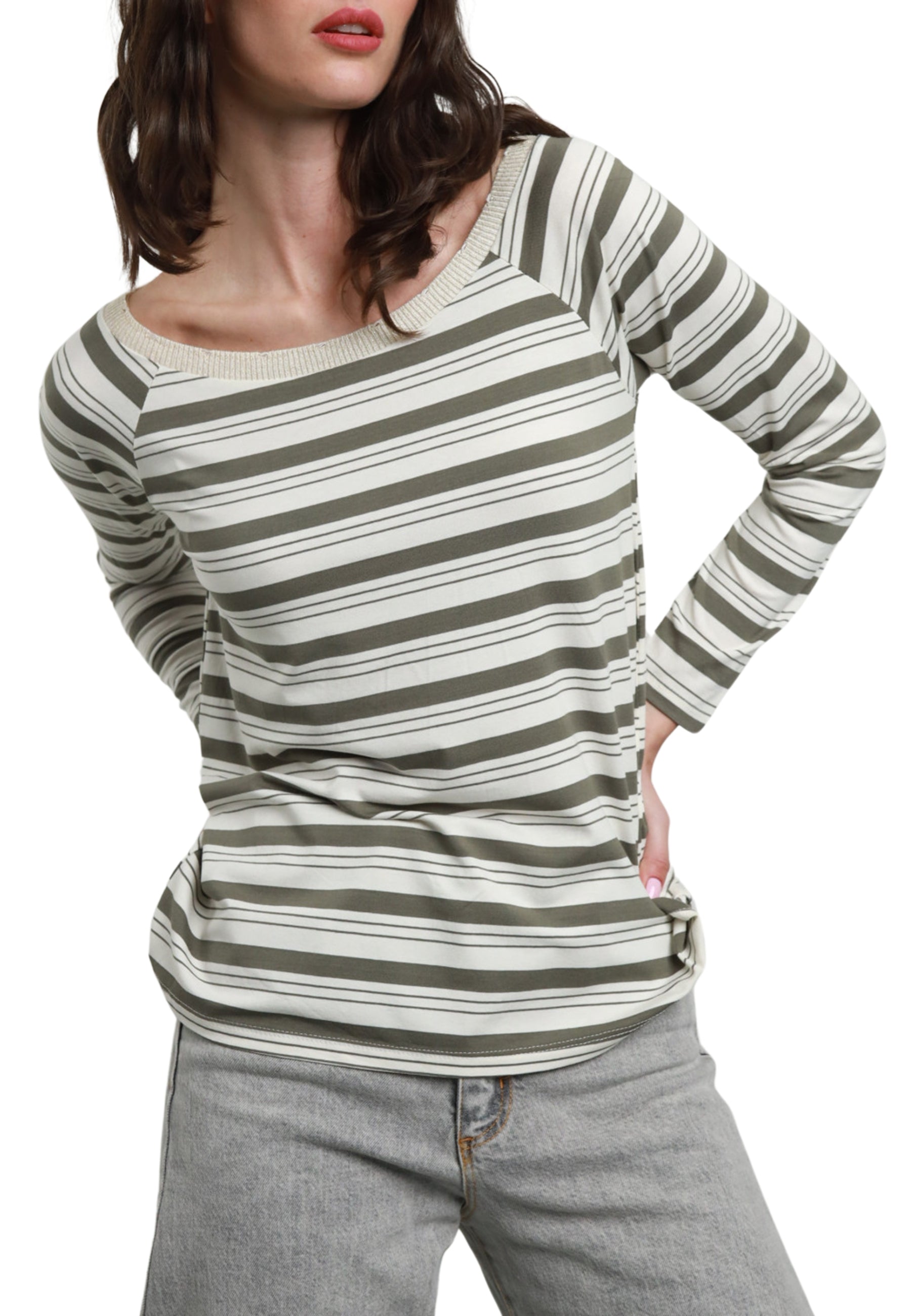 Maglia Donna Manica Lunga Viscosa SUSY MIX 10182