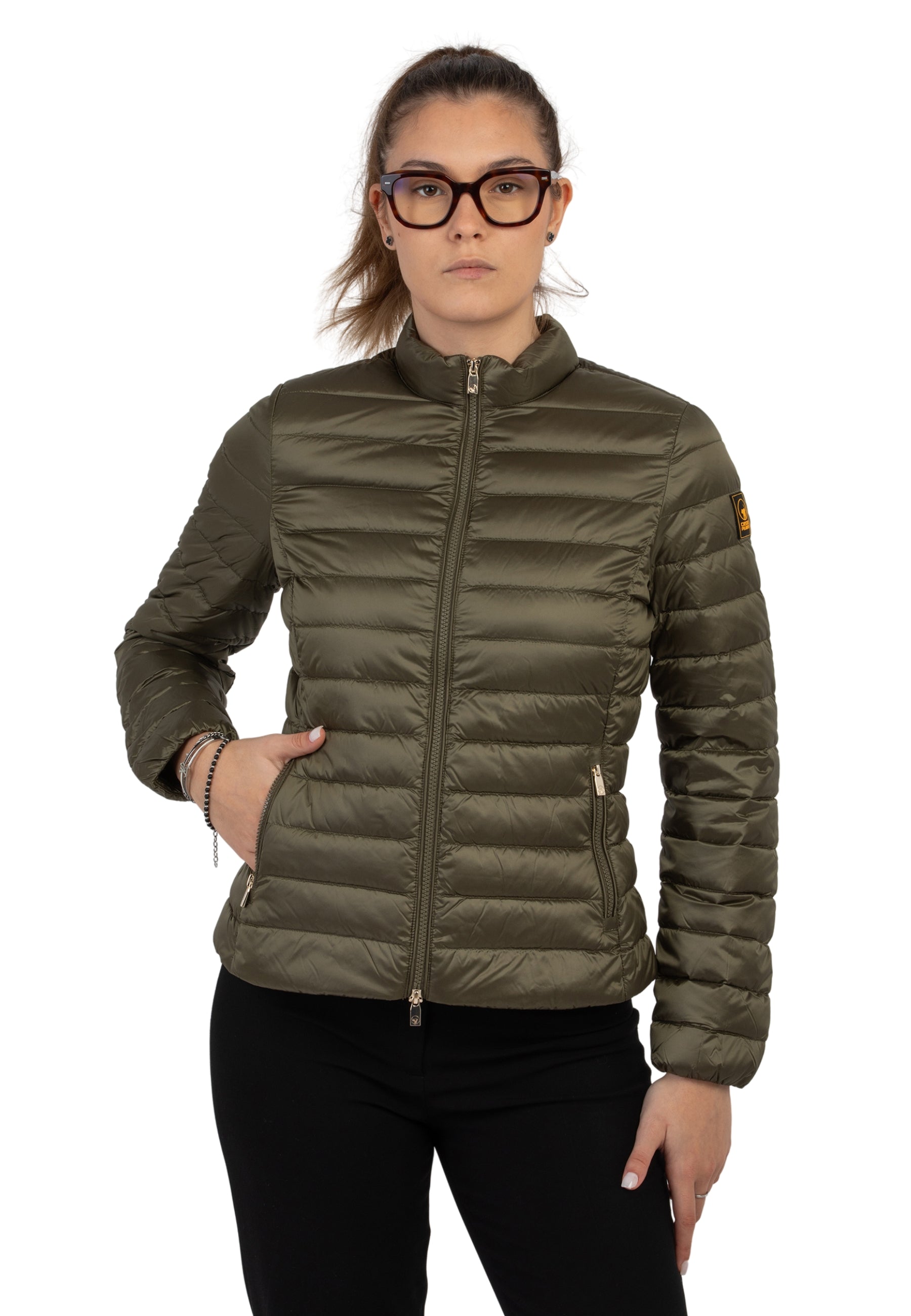 Piumino Donna Mezza Stagione 100% Piuma D'Oca CIESSE PIUMINI POLA LONG N1C10D-SS2