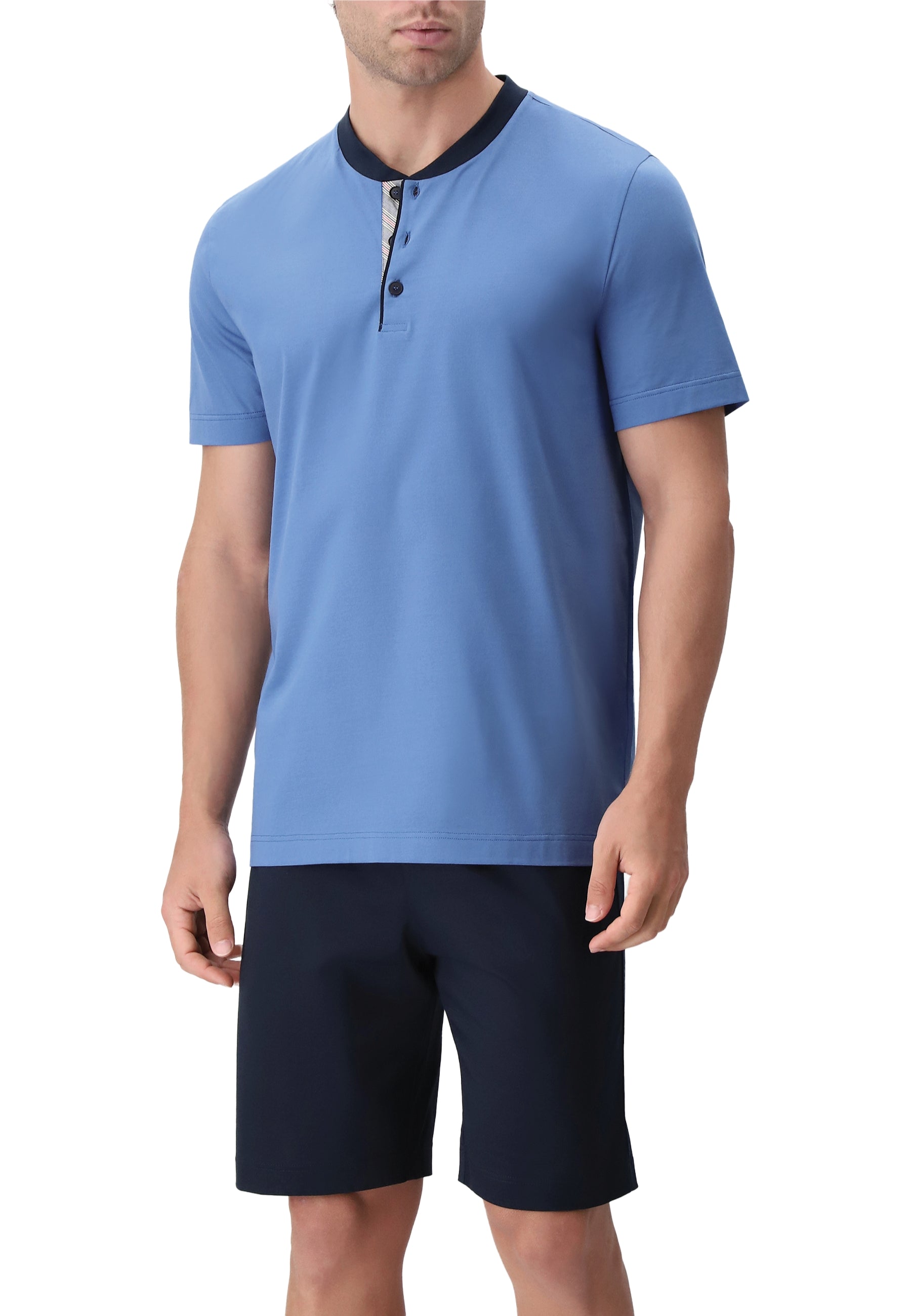 Pigiama Uomo Corto 100% Cotone Leggero PEROFIL VPRT93071