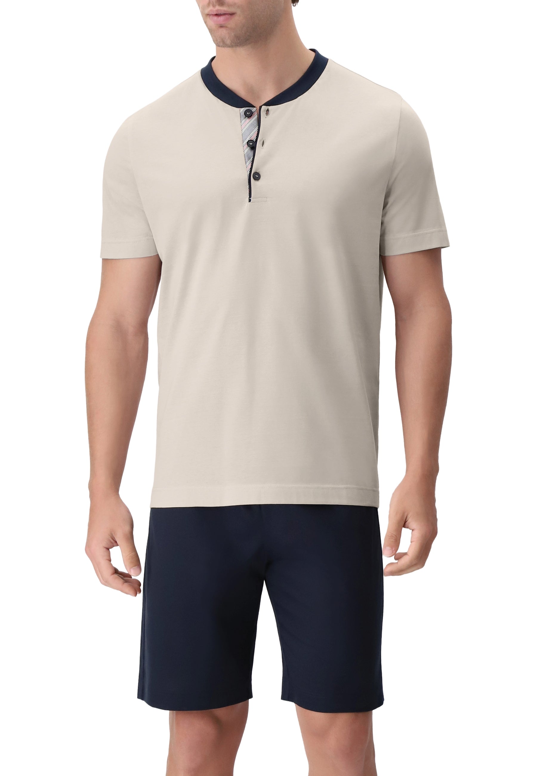 Pigiama Uomo Corto 100% Cotone Leggero PEROFIL VPRT93071