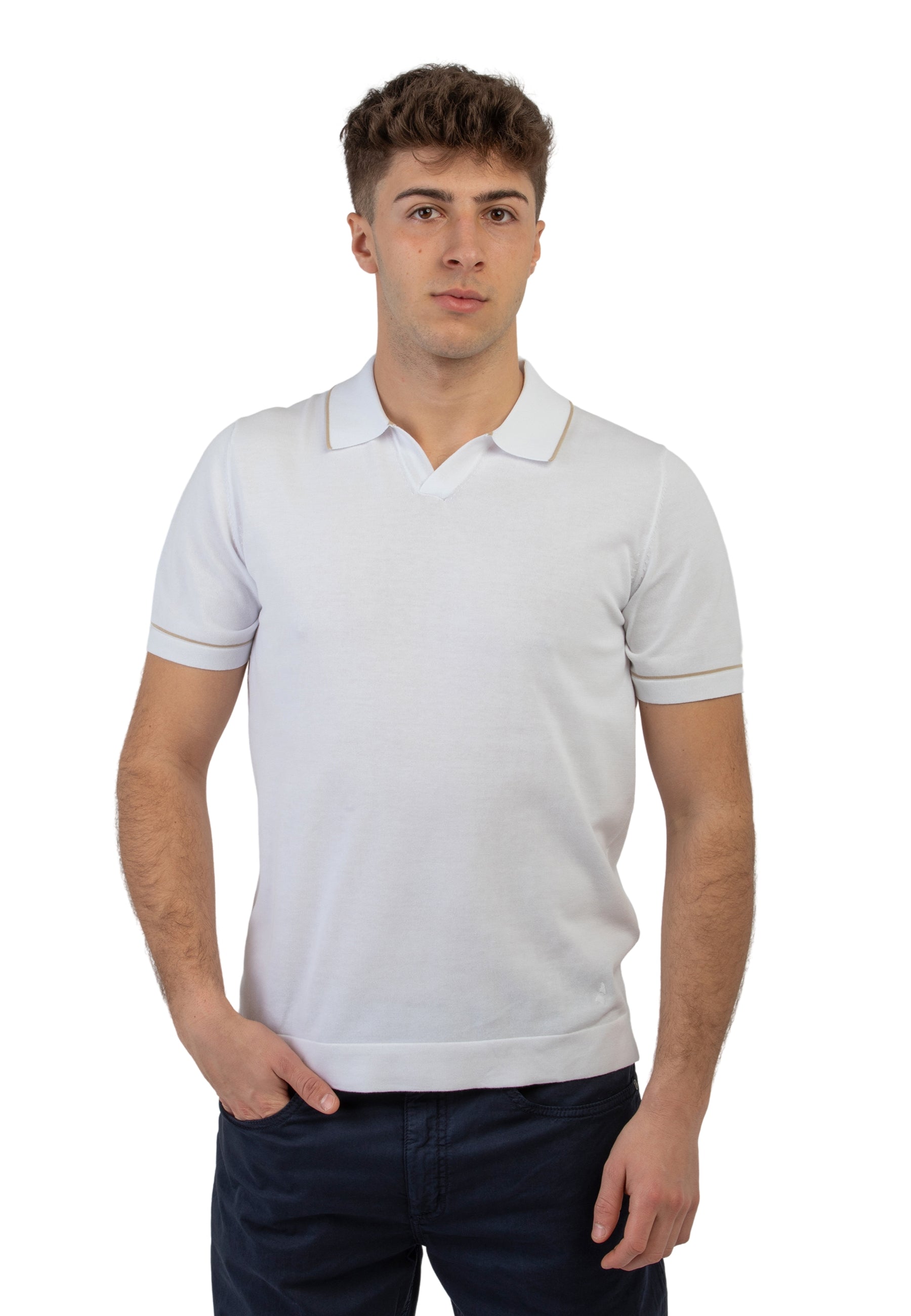 Polo Uomo Mezza Manica 100% Cotone NAVIGARE NG1233