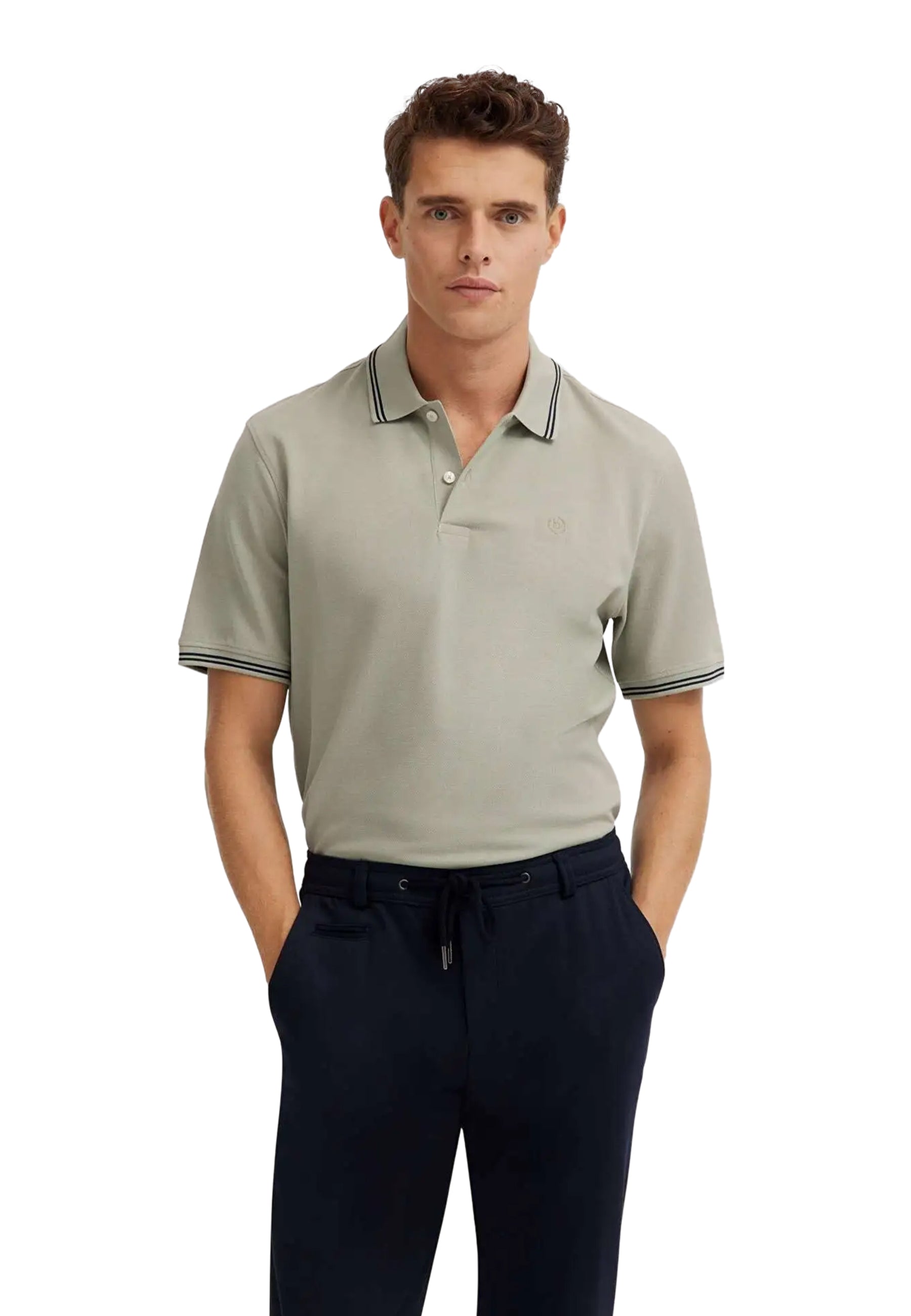 Polo Uomo Mezza Manica 100% Cotone Piquet BUGATTI 8150-75001C