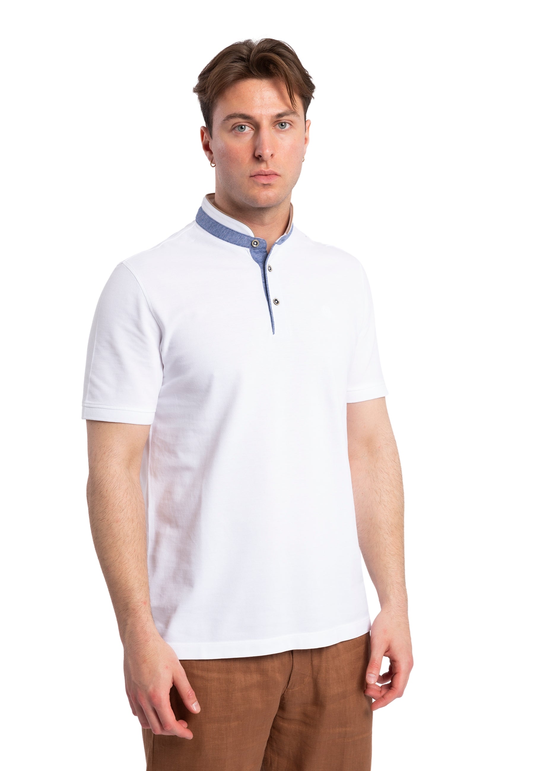 Polo Uomo Mezza Manica 100% Cotone 8150-75003C