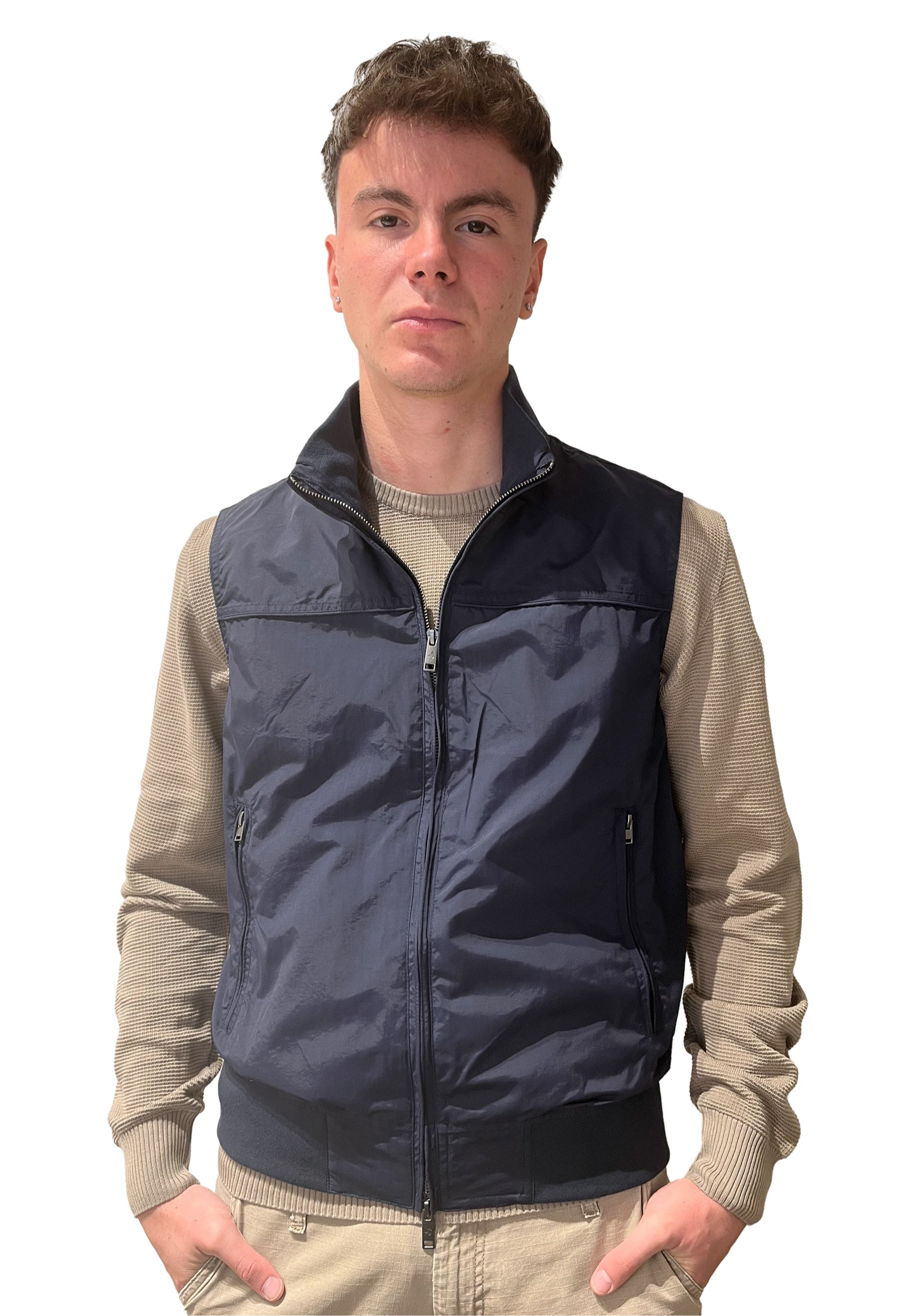 Gilet Uomo Antivento Sfoderato NAVIGARE NG0806