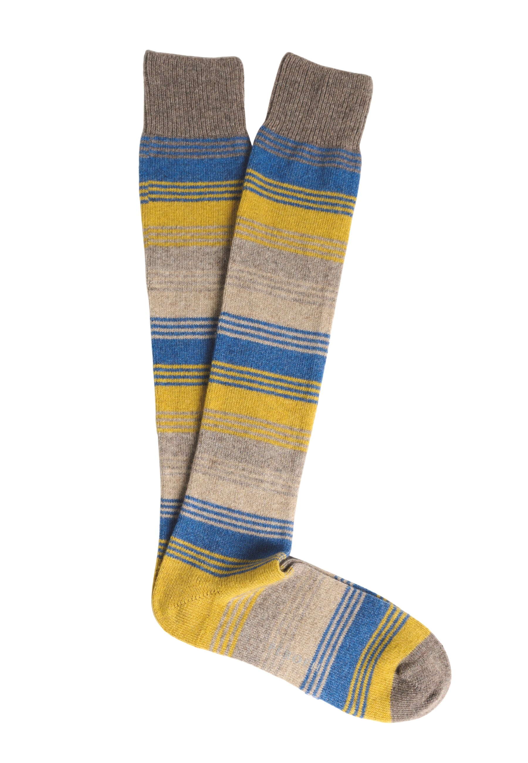 Calza Uomo Lunga Righe Lana Viscosa Cachemire PEROFIL VPRC93275