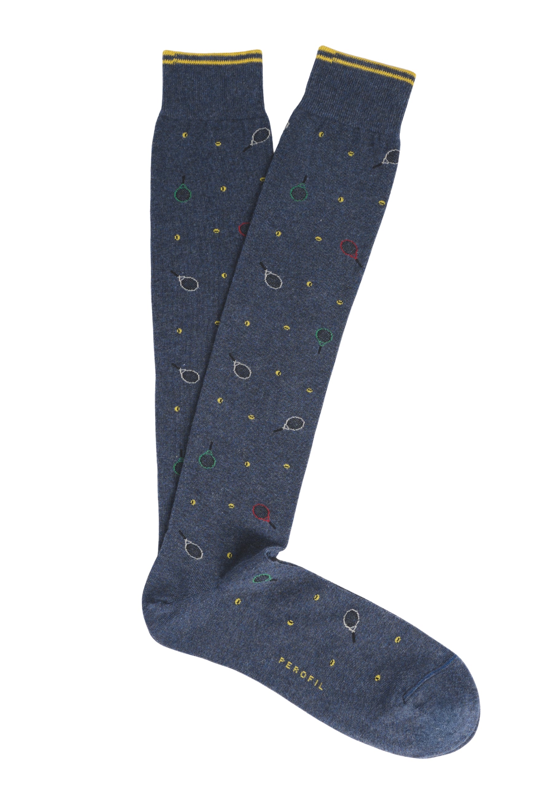 Calza Uomo Lunga Fantasia Paddle Caldo Cotone PEROFIL VPRC93286