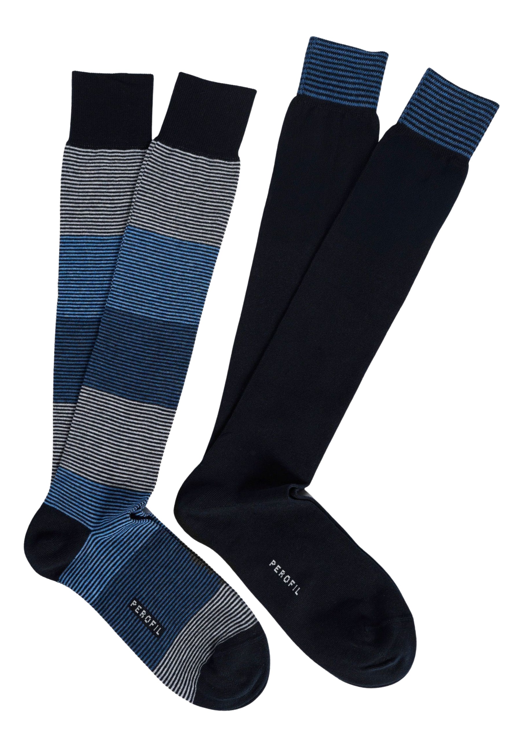 2 Calze Uomo Lunghe Caldo Cotone PEROFIL VPRC93296