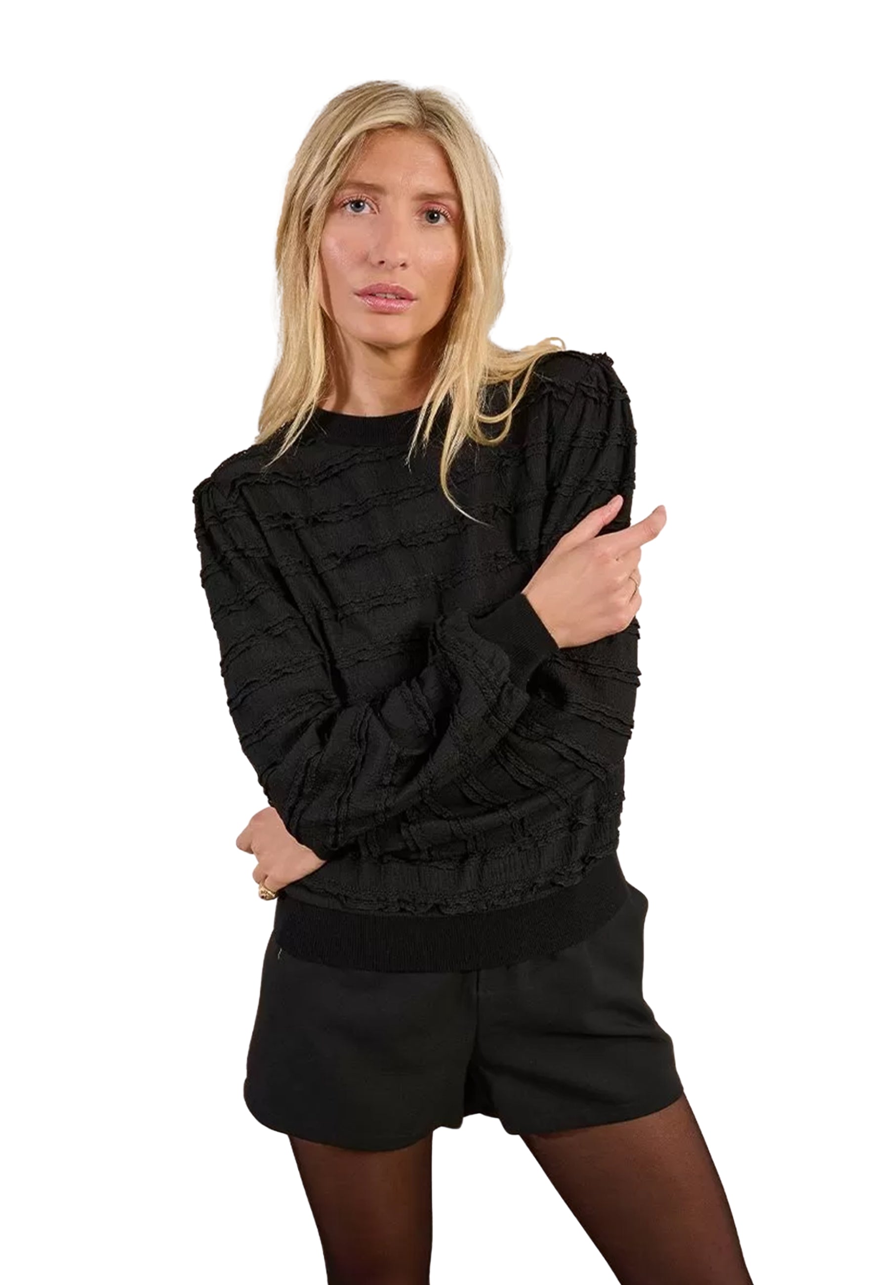 Maglia Donna Girocollo Manica Lunga Viscosa Invernale MOLLY BRACKEN LAF117DN