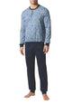 Pigiama Lungo Uomo Caldo Cotone PEROFIL VPRT93217