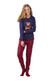Pigiama Donna Manica Lunga Cotone Invernale NOI DI NOTTE FA009284