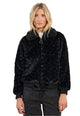 Bomber Donna Manica Lunga Pelliccia Ecologica MOLLY BRACKEN P1813BDH