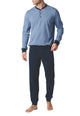 PEROFIL Pigiama Lungo Uomo Cotone Felpato ART. VPRT93209