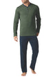 PEROFIL Pigiama Lungo Uomo Cotone Felpato ART. VPRT93210