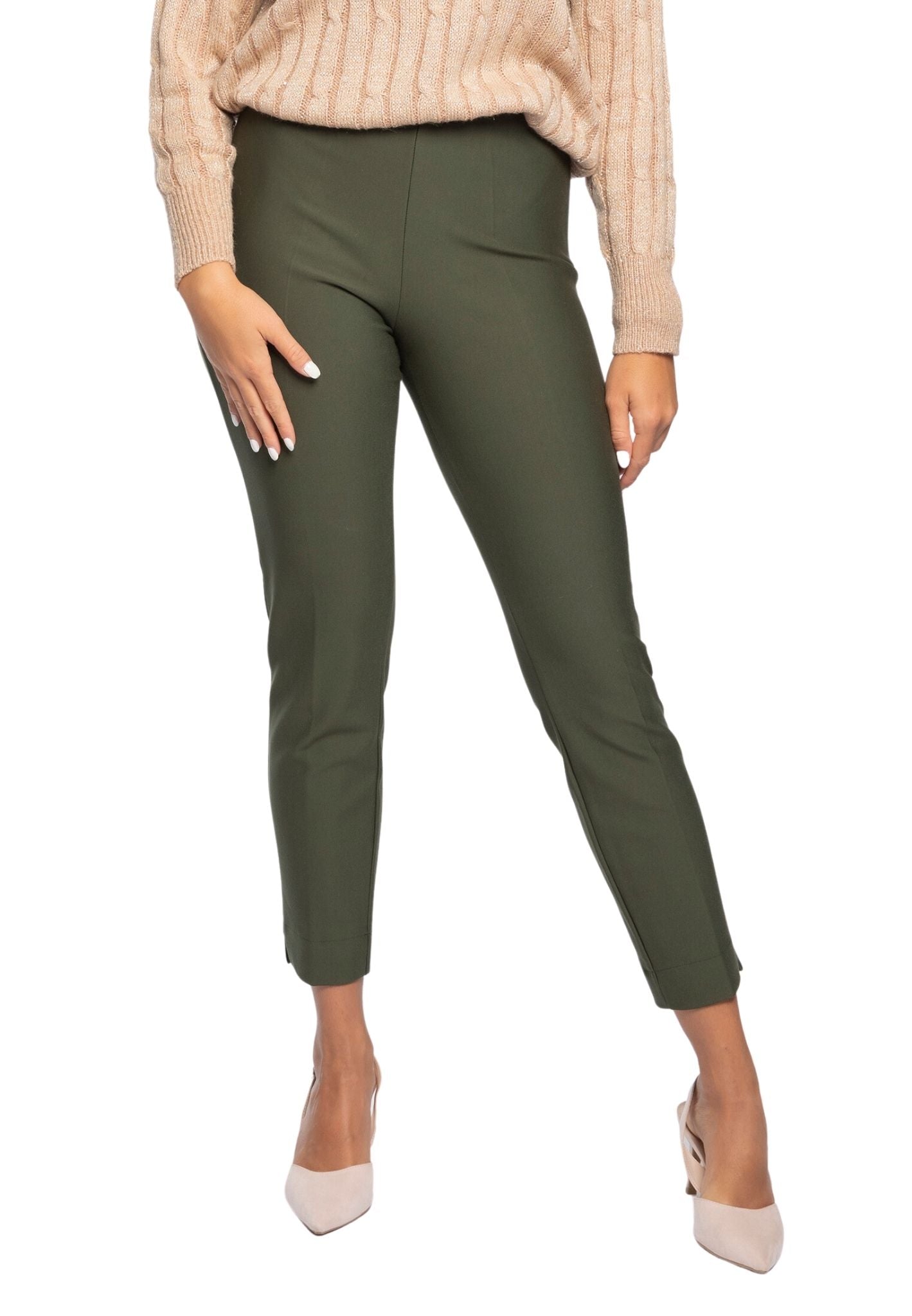 Pantalone a sigaretta in tessuto Compact DE72PS